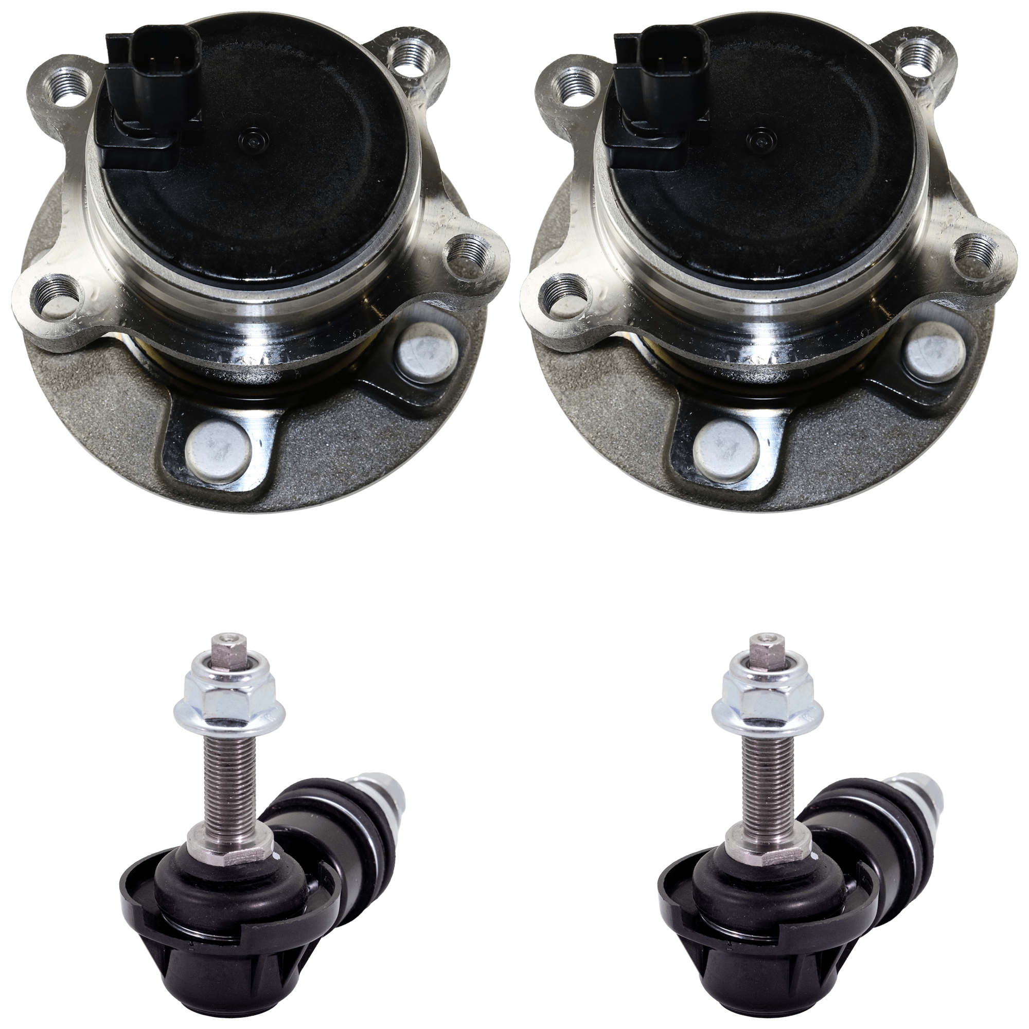 AM FOCUS 12-18 REAR SUSPENSION KIT RH AND LH 4 pc Kit with Wheel Hub and Sway Bar Link SKU KIT 062224-234 OEM CV6Z5K484C CV6Z5K484F BV6Z1104