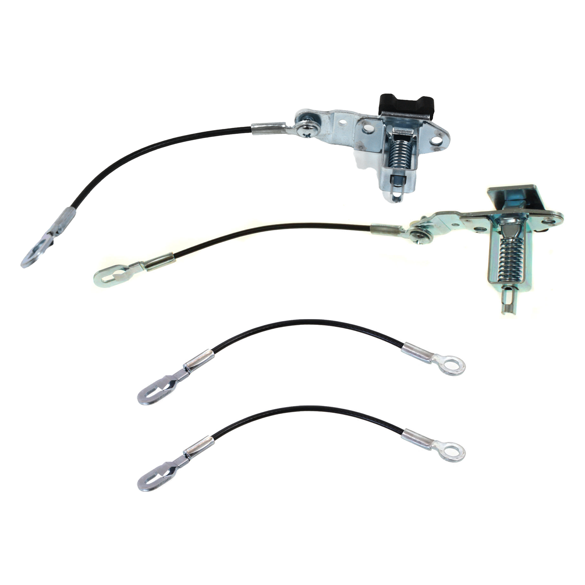 AM C K FULL SIZE PICKUP 88-00 TAILGATE LATCH RH AND LH 4 pc kit with Tailgate Cable SKU KIT 062424 C18 OEM 157242000000000000000000
