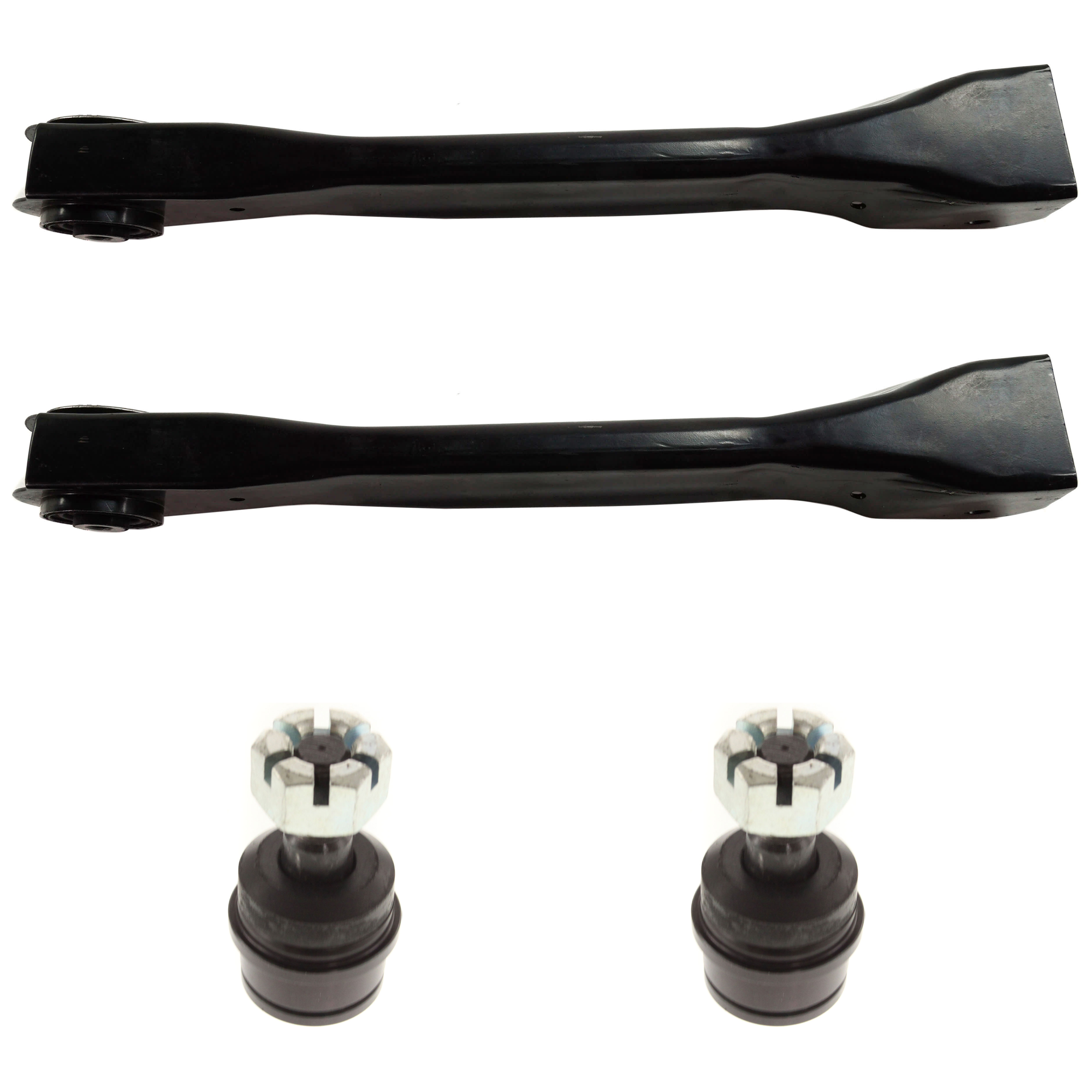AM CHEROKEE 90-01 WRANGLER 97-06 FRONT CONTROL ARM RH AND LH Upper 4 pc kit with Ball Joint SKU KIT 062424 C40 OEM 52087711-5134991AA 52000213-52
