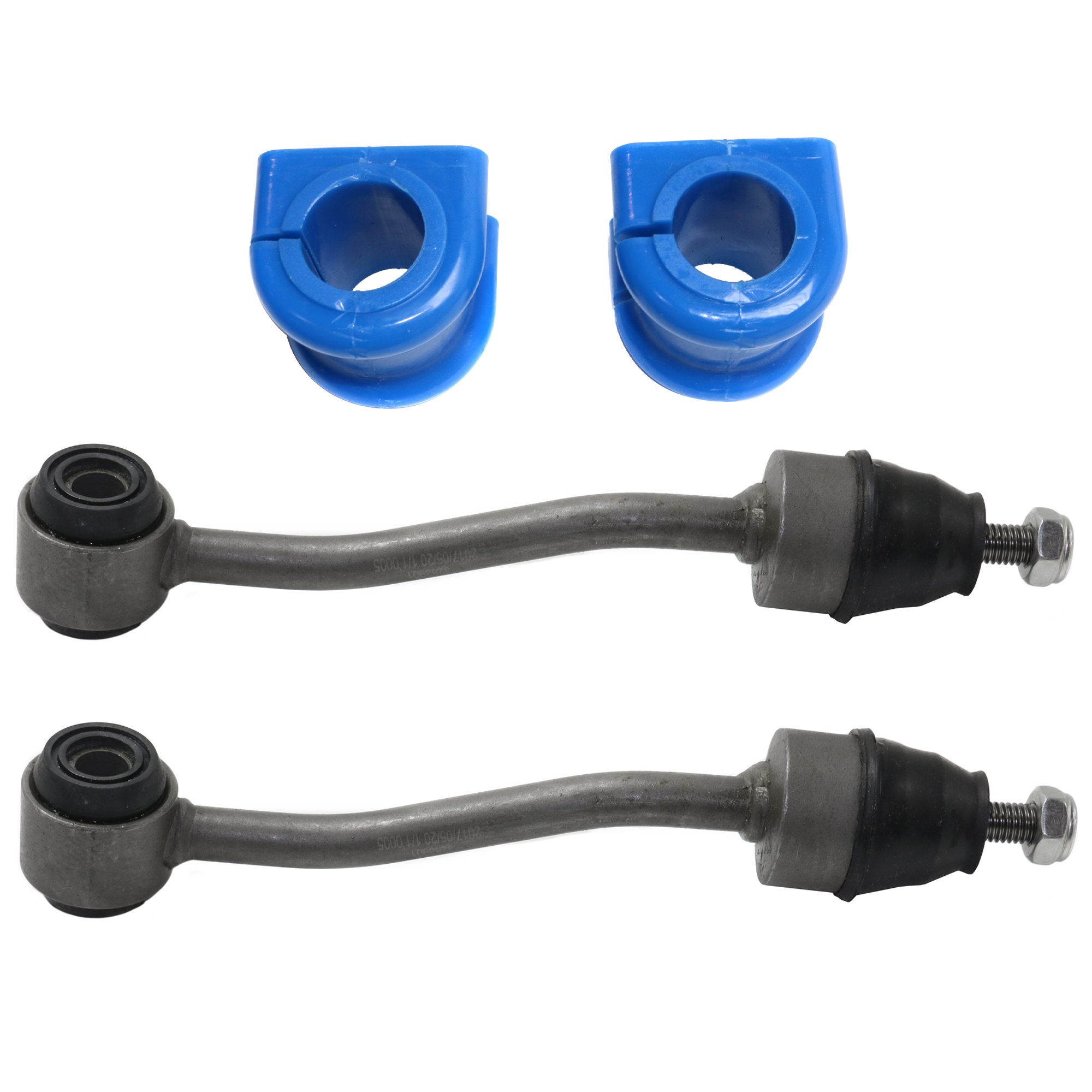AM WRANGLER 97-06 FRONT SWAY BAR LINK 3 pc kit with Sway Bar Bushing SKU KIT 062424 C42 OEM 52087771AB TD4129W 45G0828 FA7