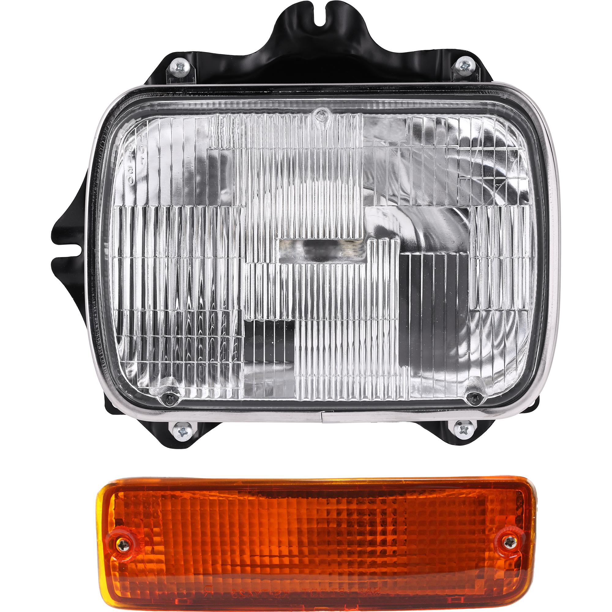 AM TOYOTA PICKUP 89-95-4RUNNER 90-9 HEAD LAMP LH with Bulb 2 pc Kit with Turn Signal Light SKU KIT 062517-49 Partslink TO2500113 TO2520105 OEM 8115089155-8115080361-81520891