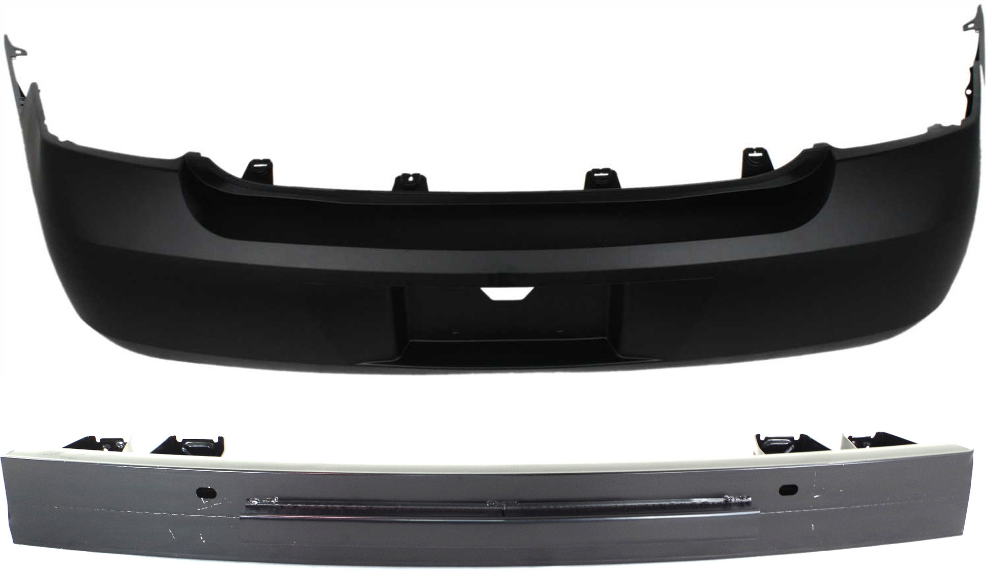 AM IMPALA 06-11 REAR BUMPER COVER Primed 2 pc Kit with Bumper Reinforcement SKU KIT 062517-62 Partslink GM1100735 GM1106663 OEM 19120960-25865729