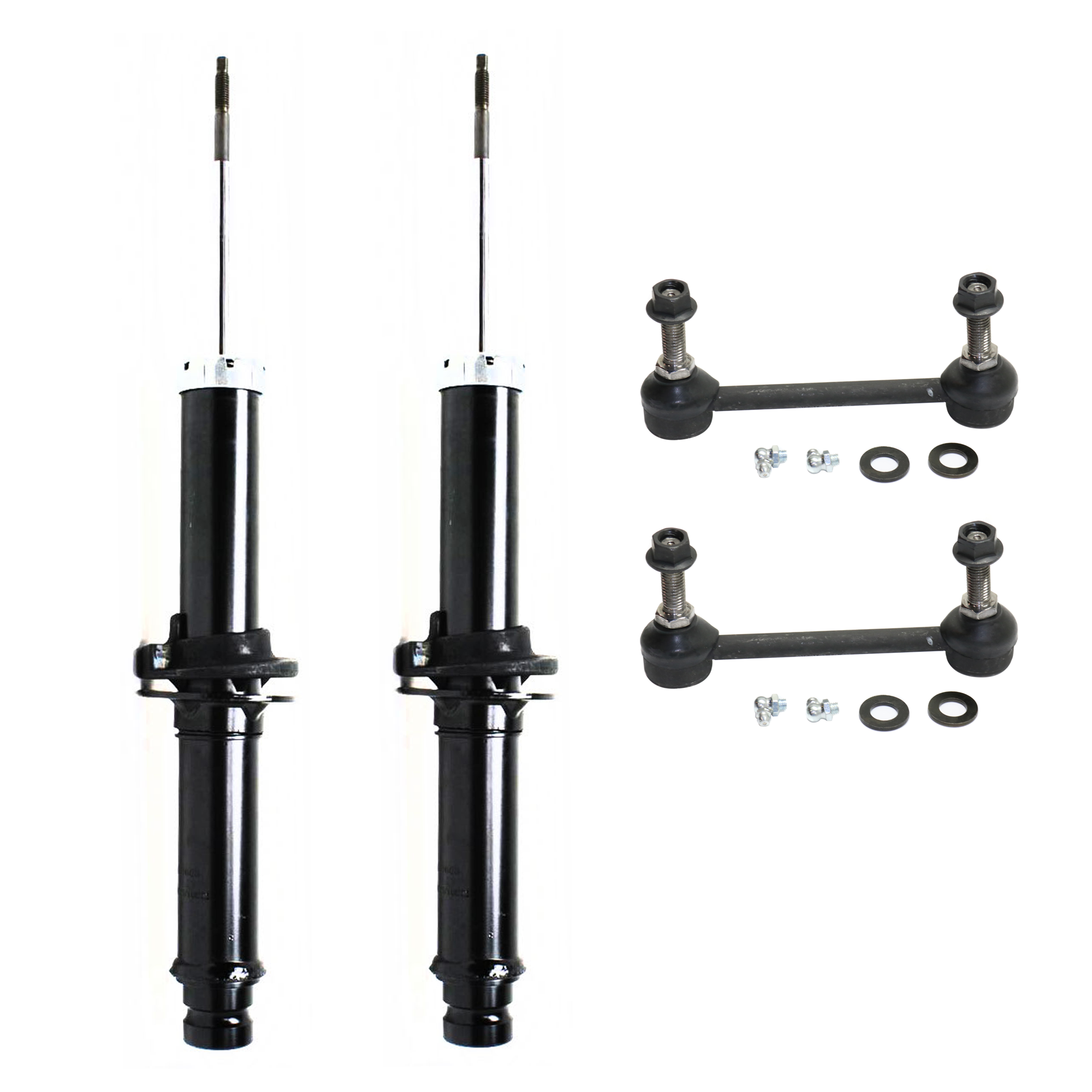 AM SRX 04-09 FRONT SUSPENSION KIT 4 pc kit Shock Absorber and Strut Assembly and Sway Bar Link SKU KIT 062524-09 OEM 88955523-88957129-2651910-5451
