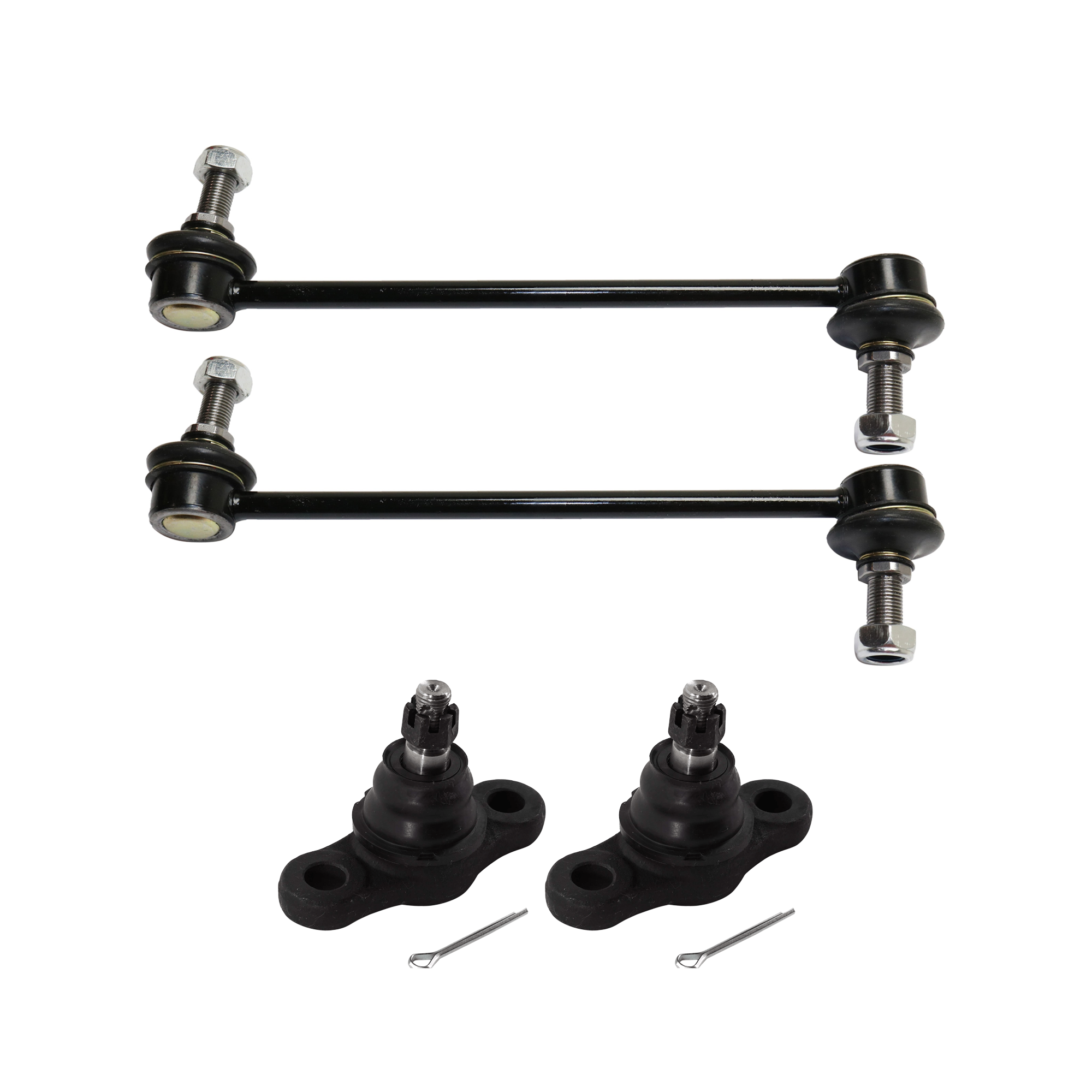 AM ELANTRA 07-08 FRONT SUSPENSION KIT 4 pc Kit with Ball Joint and Sway Bar Link SKU KIT 062524-12 OEM 18425-5451553-46G20553A 548302