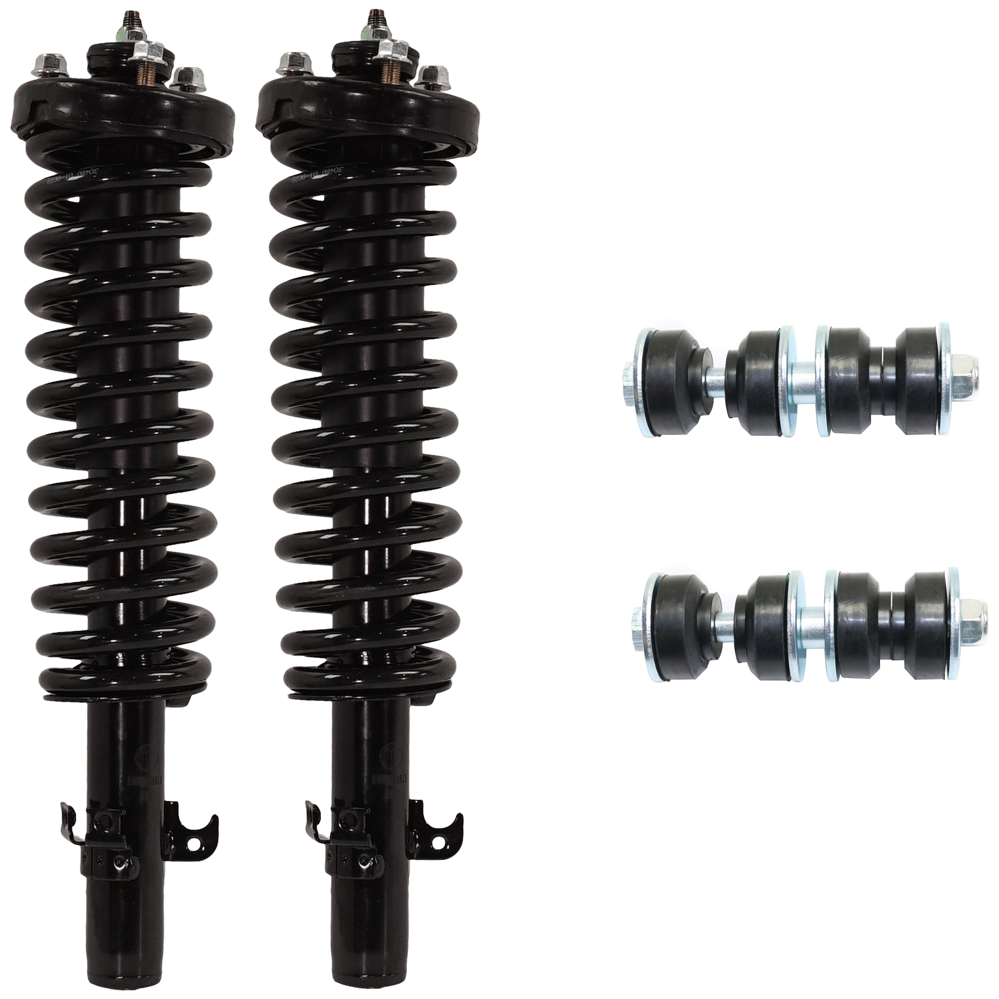 AM ACCORD 90-93 FRONT SUSPENSION KIT 4 pc kit Shock Absorber and Strut Assembly and Sway Bar Link SKU KIT 062524-30 OEM 18184-654003-1014734-2651326-5