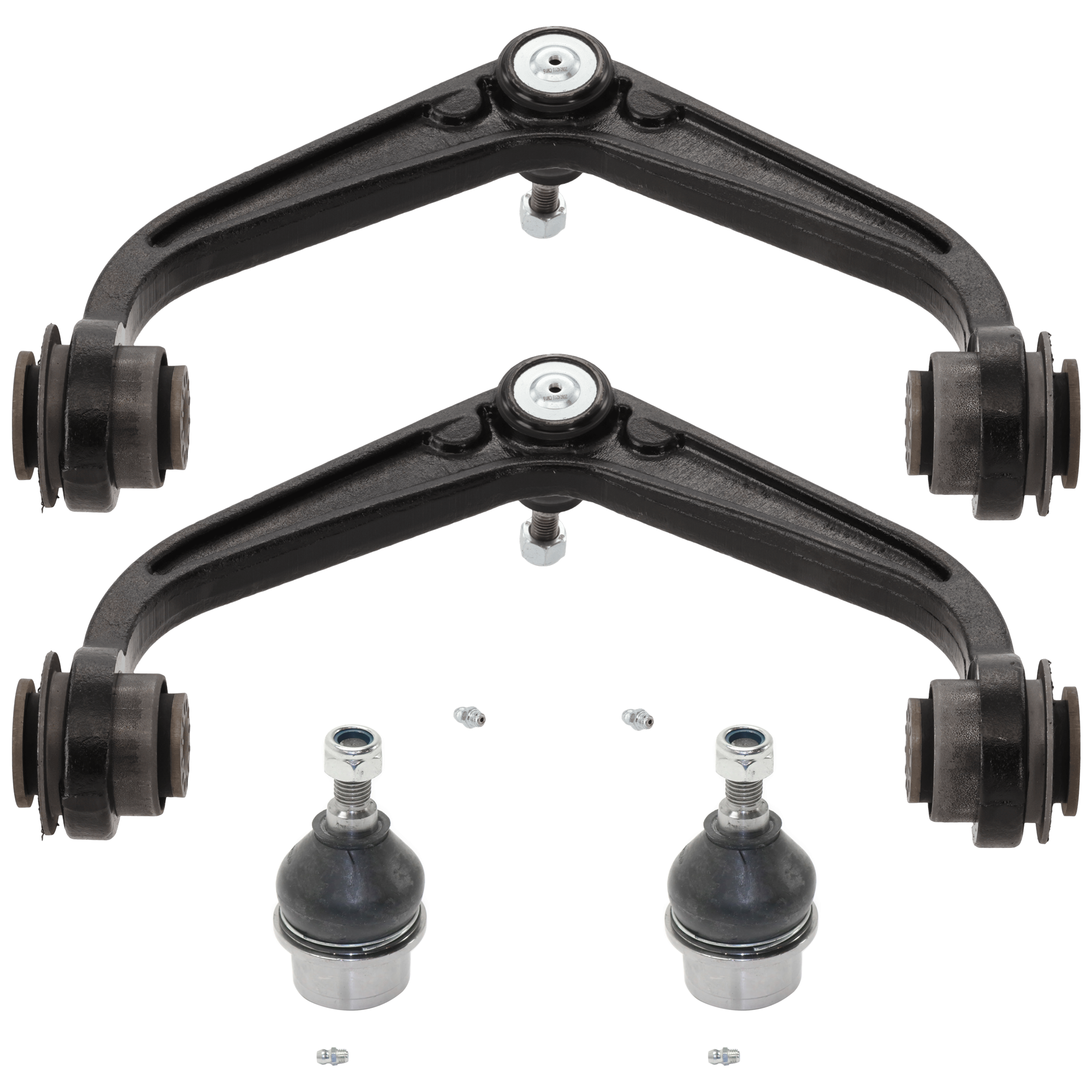 AM SILVERADO 2500 HD SIERRA 2500 HD 11-19 FRONT CONTROL ARM RH AND LH 4 pc Kit w Ball Joint SKU KIT 062624-01 OEM 20924215 BJ91415