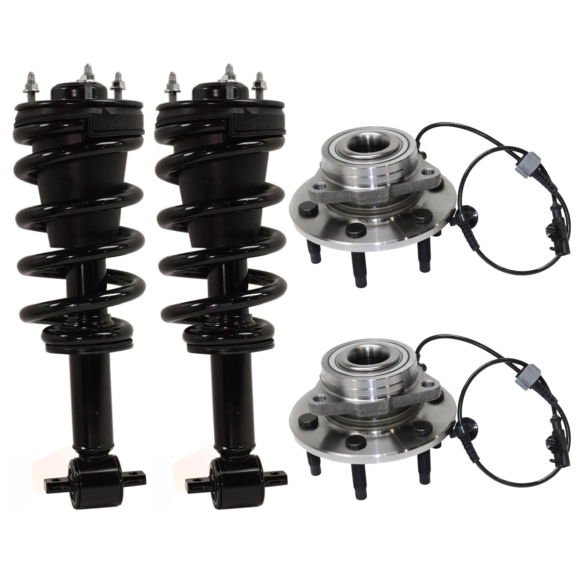 AM SILVERADO SIERRA 1500-07-13 FRONT SUSPENSION KIT RH AND LH 4 pc kit w Wheel Hub SKU KIT 062624-15 OEM 25980102-25888684-22841381