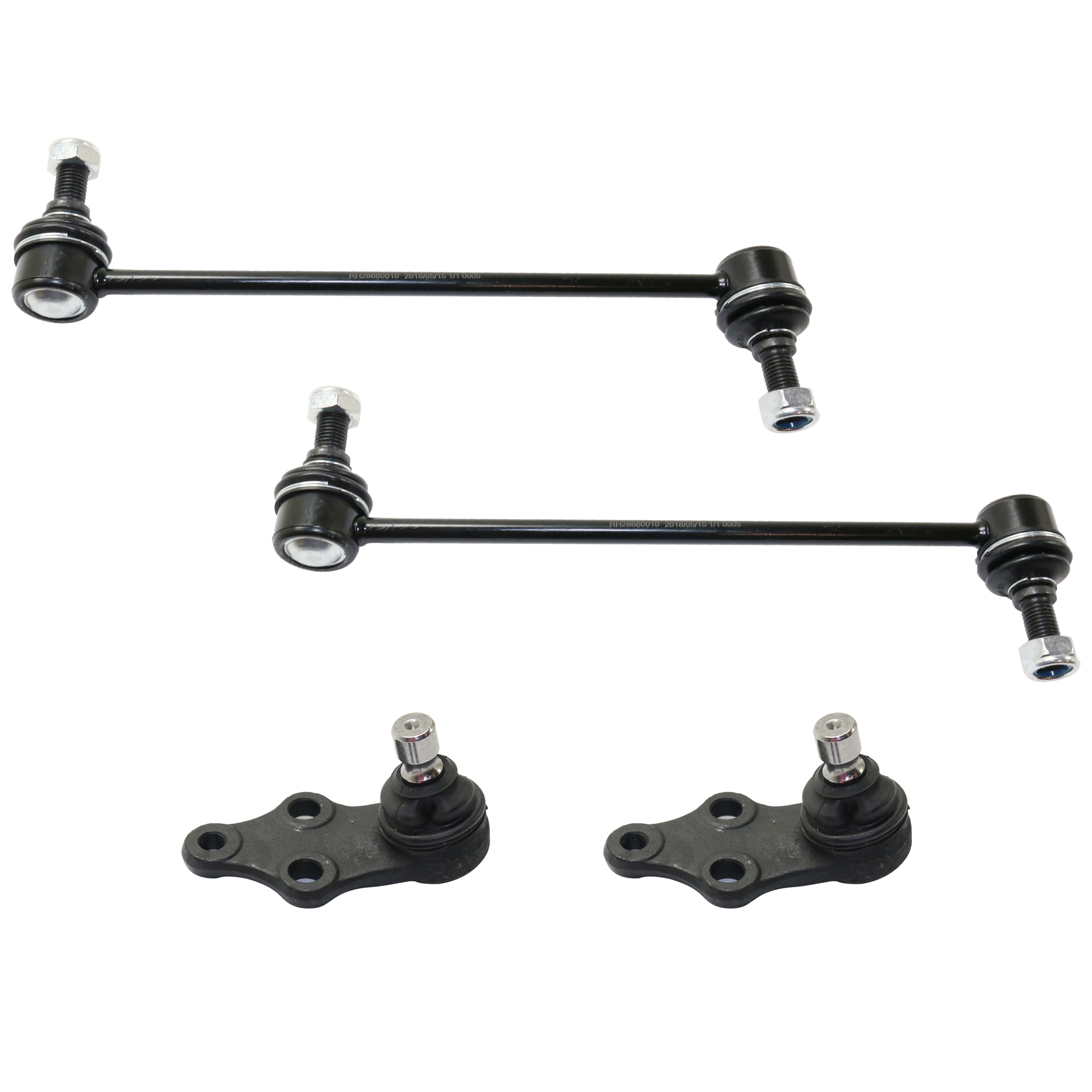 AM SPORTAGE 11-13 TUCSON 10-13 FRONT SUSPENSION KIT RH AND LH 4 pc Kit with Ball Joint and Sway Bar Link SKU KIT 062624-16 OEM 545303S000-548302S200