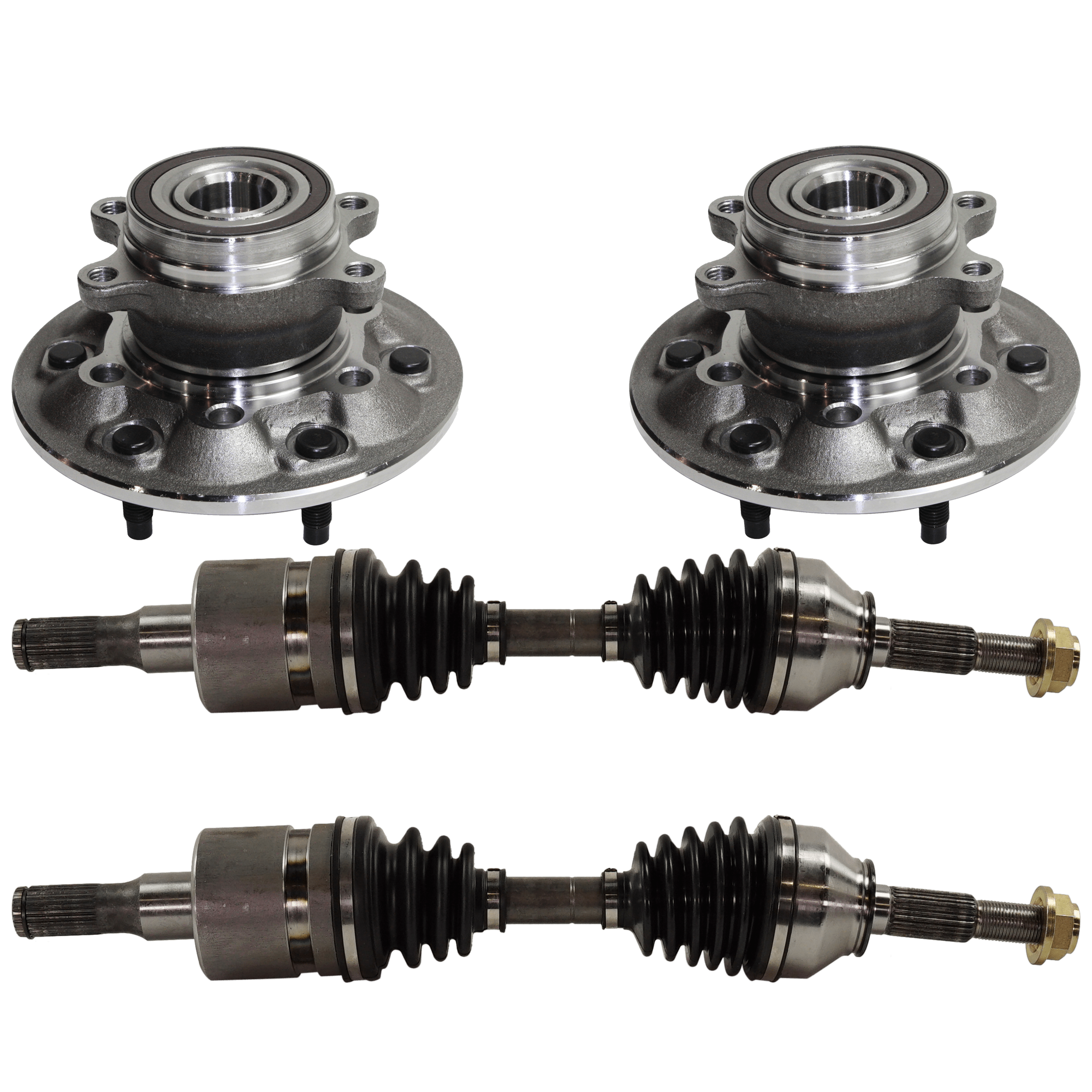 AM COLORADO CANYON 04-12 FRONT SUSPENSION KIT RH AND LH 4 pc Kit with Axle Assembly and Wheel Hub SKU KIT 062624-27 OEM 25832144