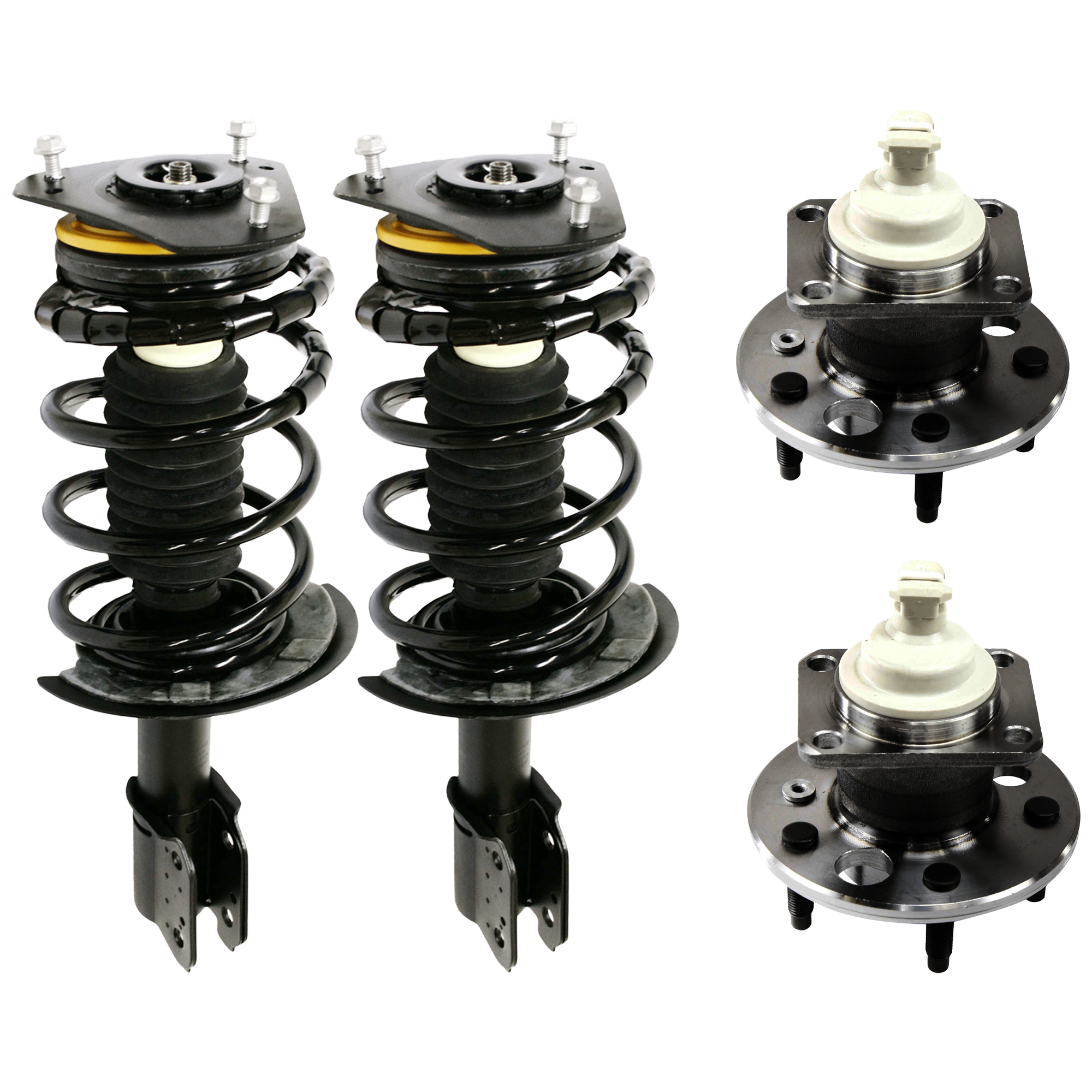 AM CENTURY 97-05 IMPALA 00-05 FRONT SUSPENSION KIT RH AND LH 4 pc kit w Wheel Hub SKU KIT 062624-31 OEM 22064733-22064734-88964177