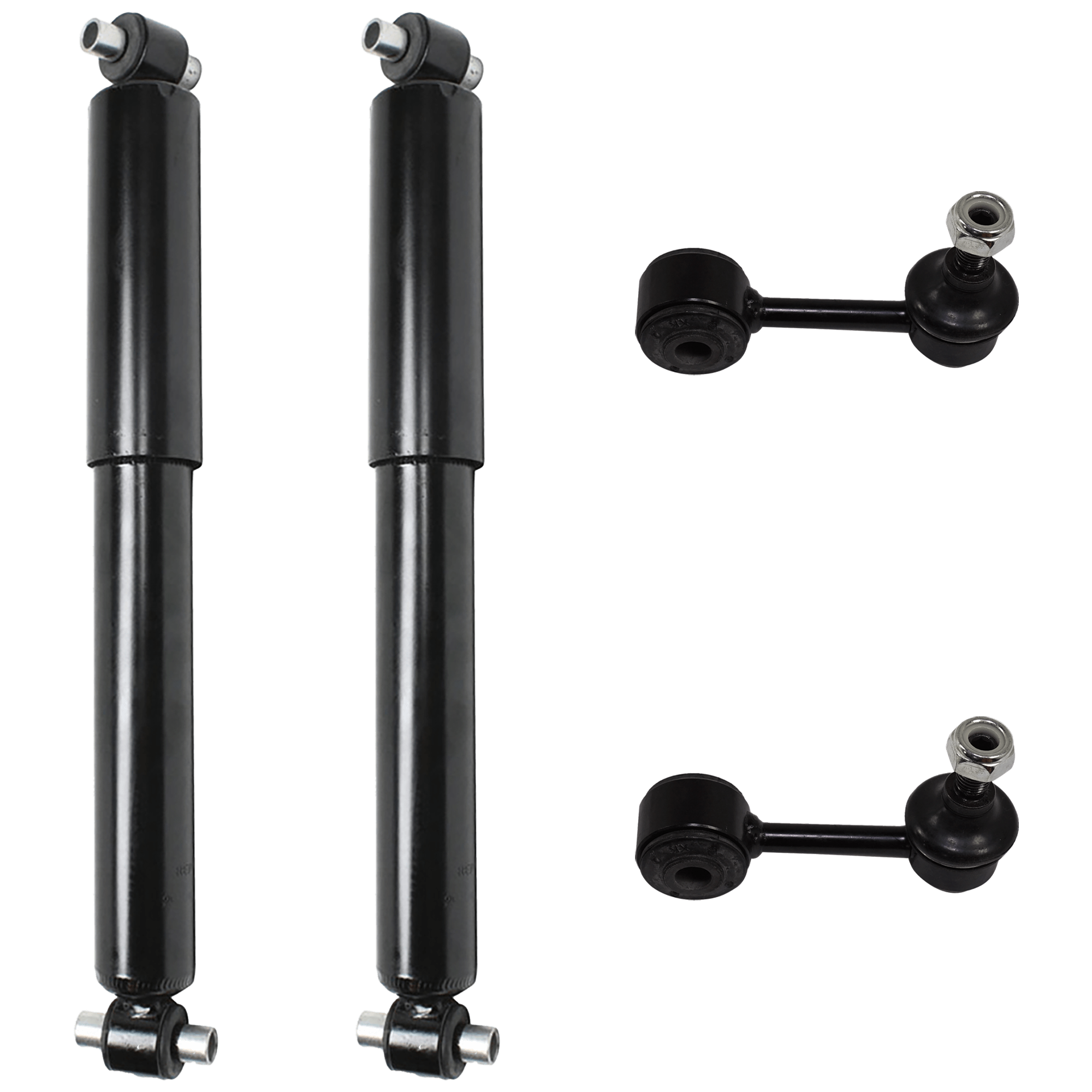 AM MAZDA 6-03-08 REAR SUSPENSION KIT 4 pc Kit with Shock Absorber and Strut Assembly and Sway Bar Link SKU KIT 062724-01 OEM AE5Z18125A 6E5Z18125BA GJ6A281