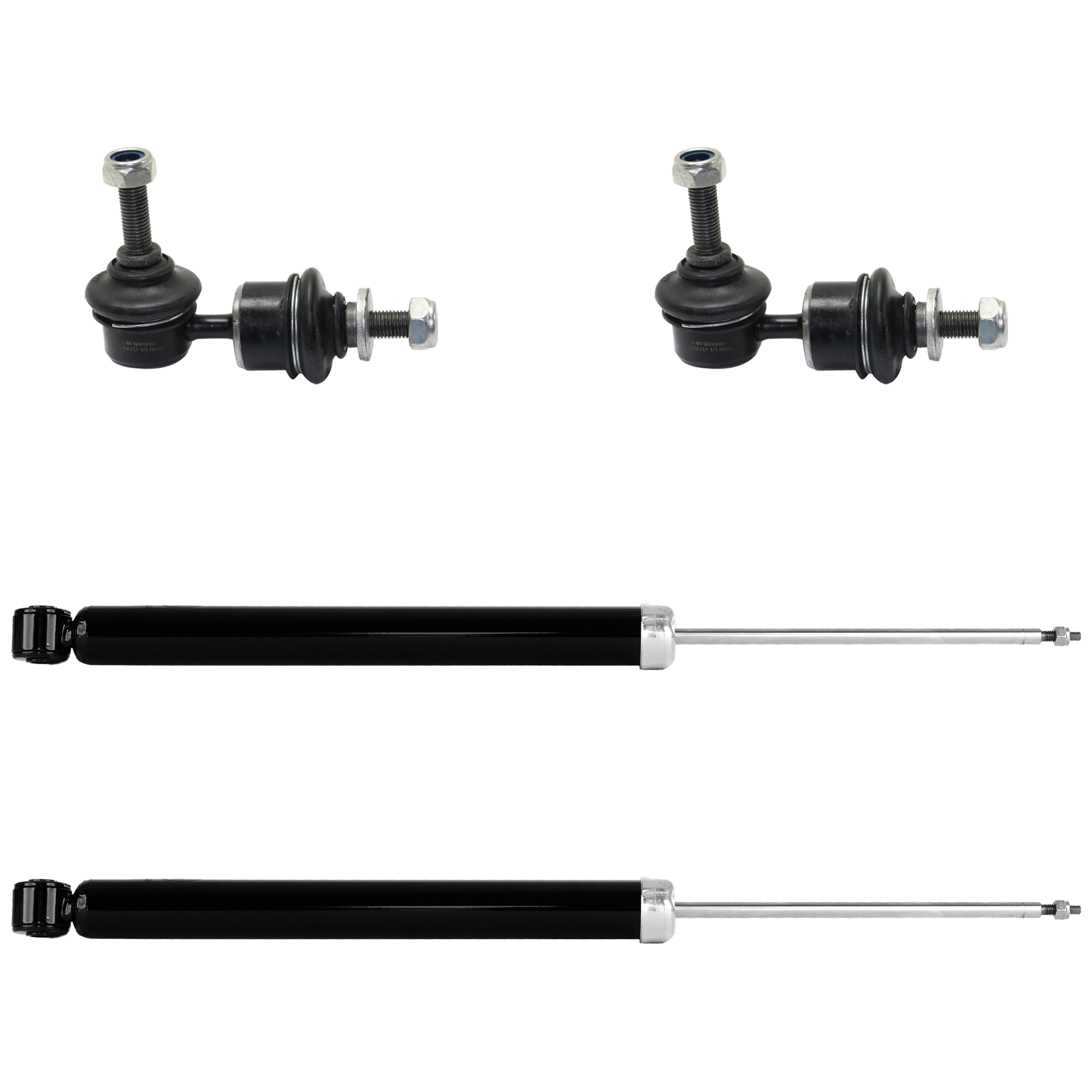 AM C70-06-13 REAR SUSPENSION KIT 4 pc kit with Shock Absorber and Strut Assembly and Sway Bar Link SKU KIT 062724-03 OEM 306832-1015182-1015264-1225548