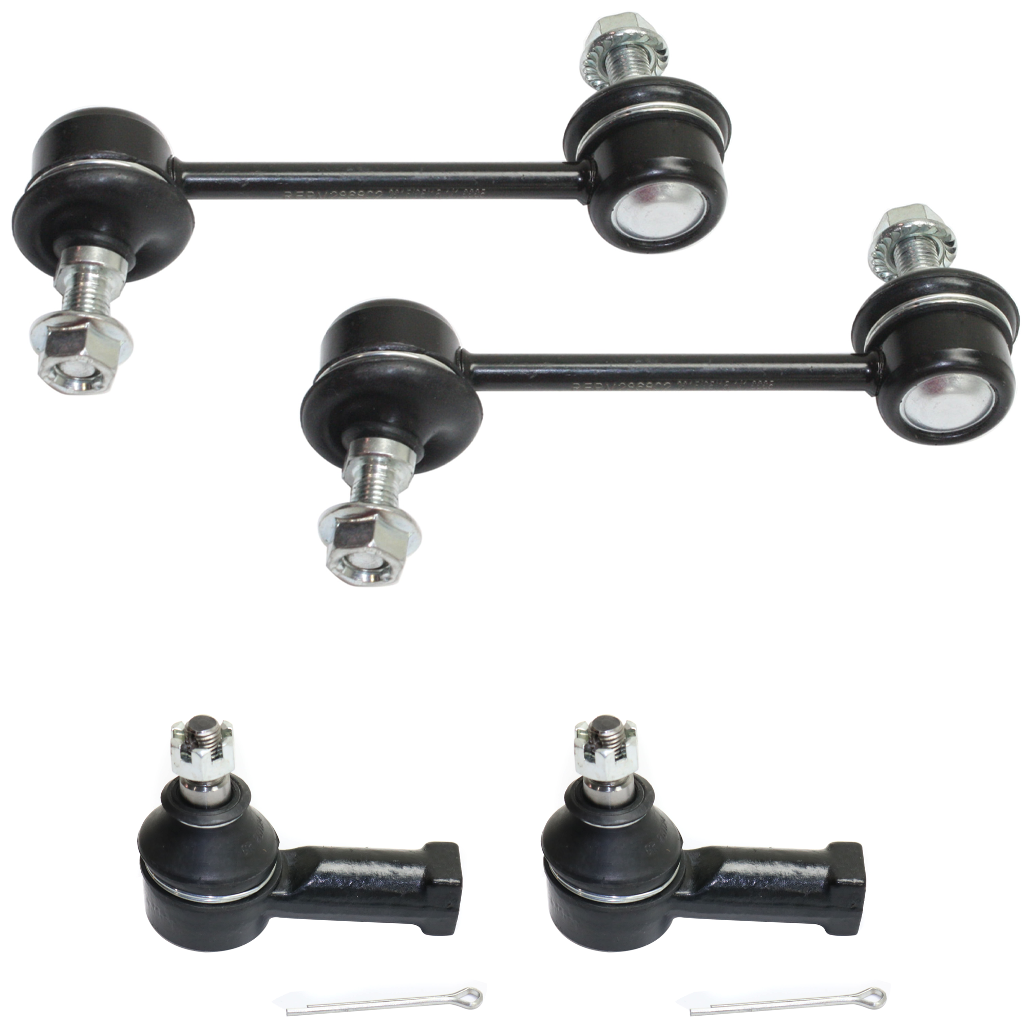 AM SEBRING AVENGER 95-00 FRONT Suspension Kit 4 pc Kit with Sway Bar Link and Tie Rod End SKU KIT 062724-04 OEM 1015014-2651572-5451363-545137