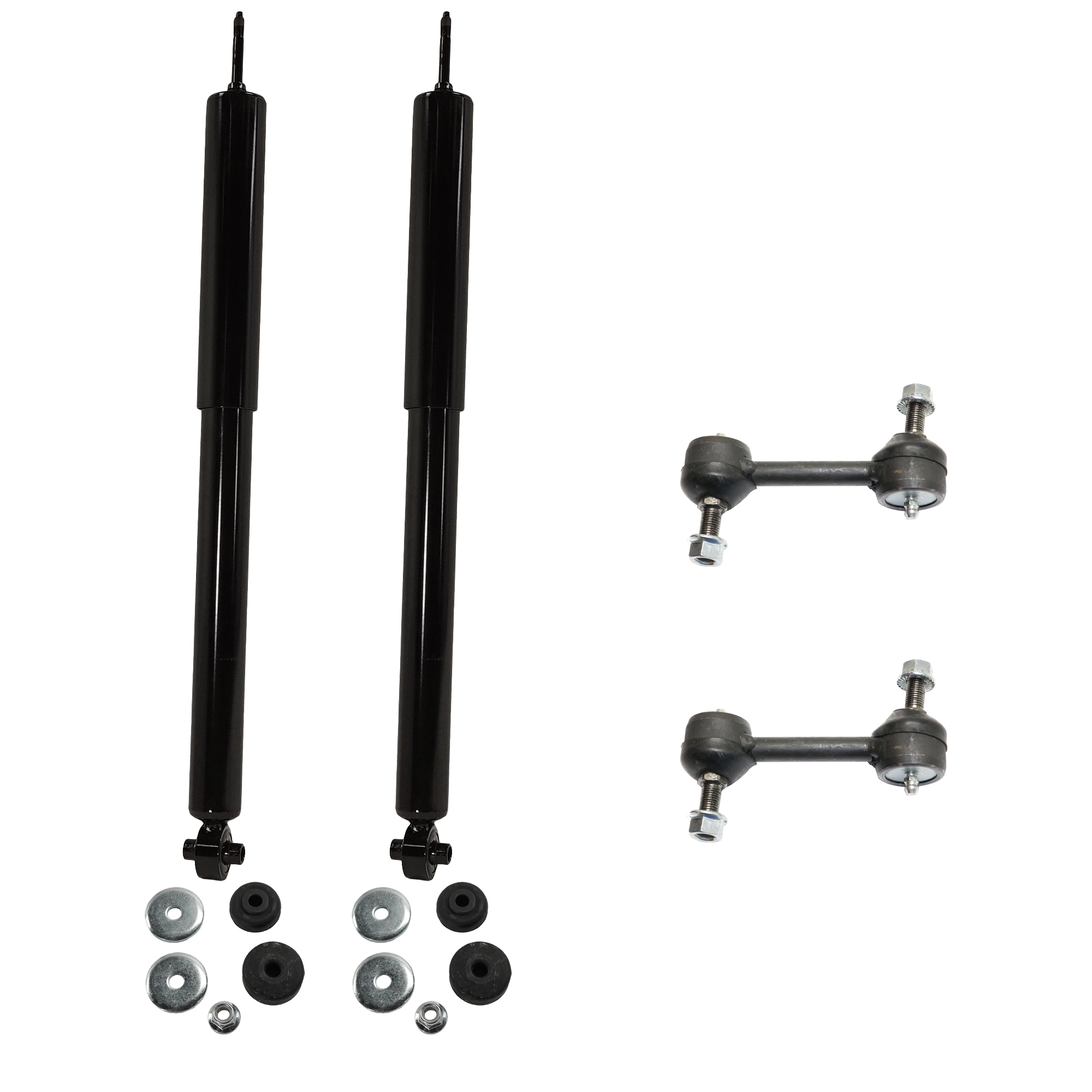 AM CX 9-07-14 REAR SUSPENSION KIT 4 pc Kit with Shock Absorber and Strut Assembly and Sway Bar Link SKU KIT 062724-07 OEM TG1934700 TD1128700C TD1128700