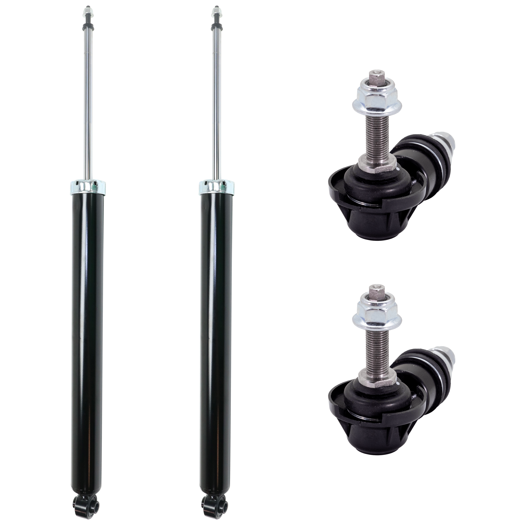 AM FOCUS 12-18 REAR SUSPENSION KIT RH AND LH 4 pc Kit with Shock Absorber and Strut Assembly and Sway Bar Link SKU KIT 062724-12 OEM BV6Z18125D BV6Z18125B CV6Z5K48