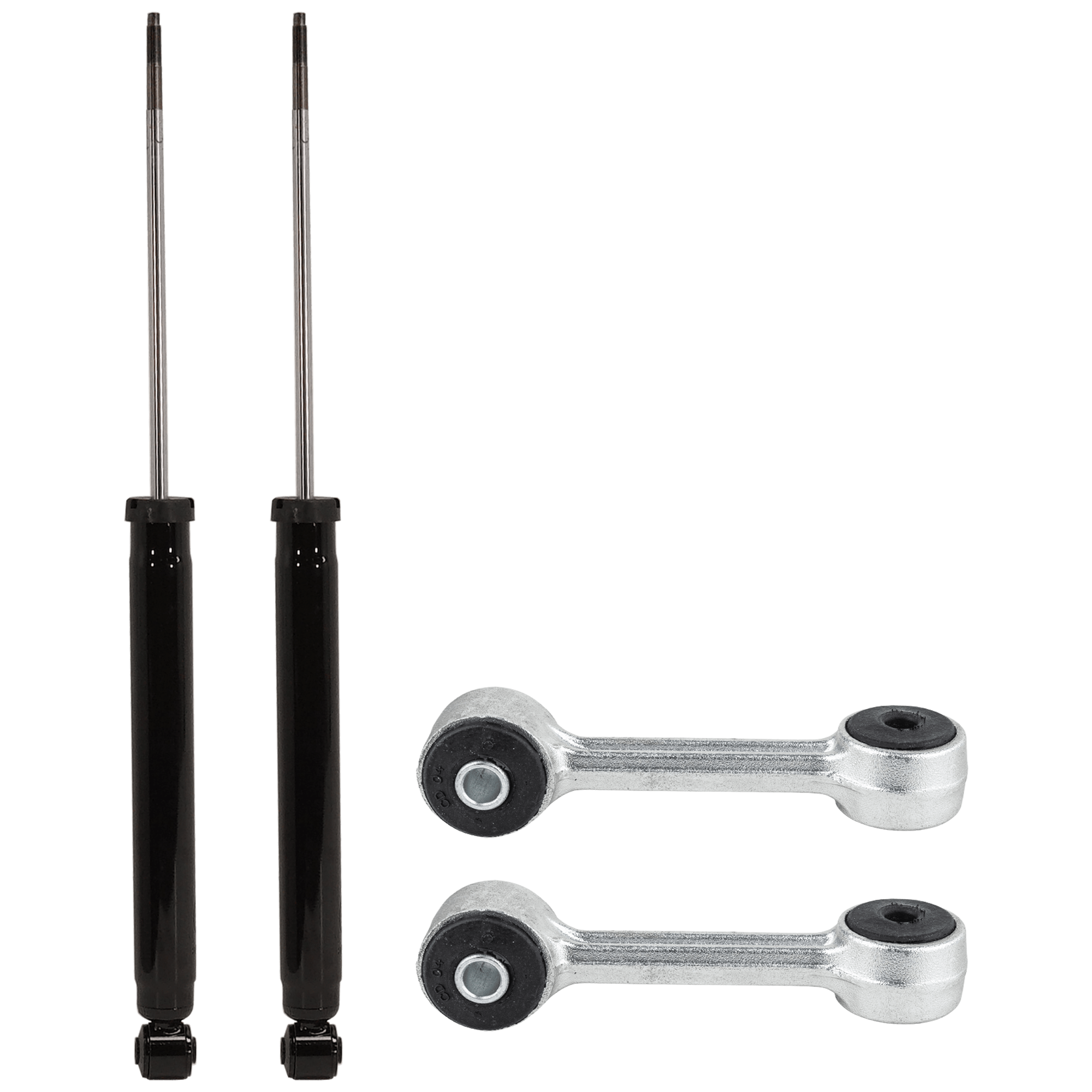 AM 3 SERIES 99-05 REAR SHOCK RH AND LH 4 pc kit Gas Charged Twin tube with Sway Bar Link SKU KIT 062724 C105 OEM 59-886-986-325-903-000-000-000-000