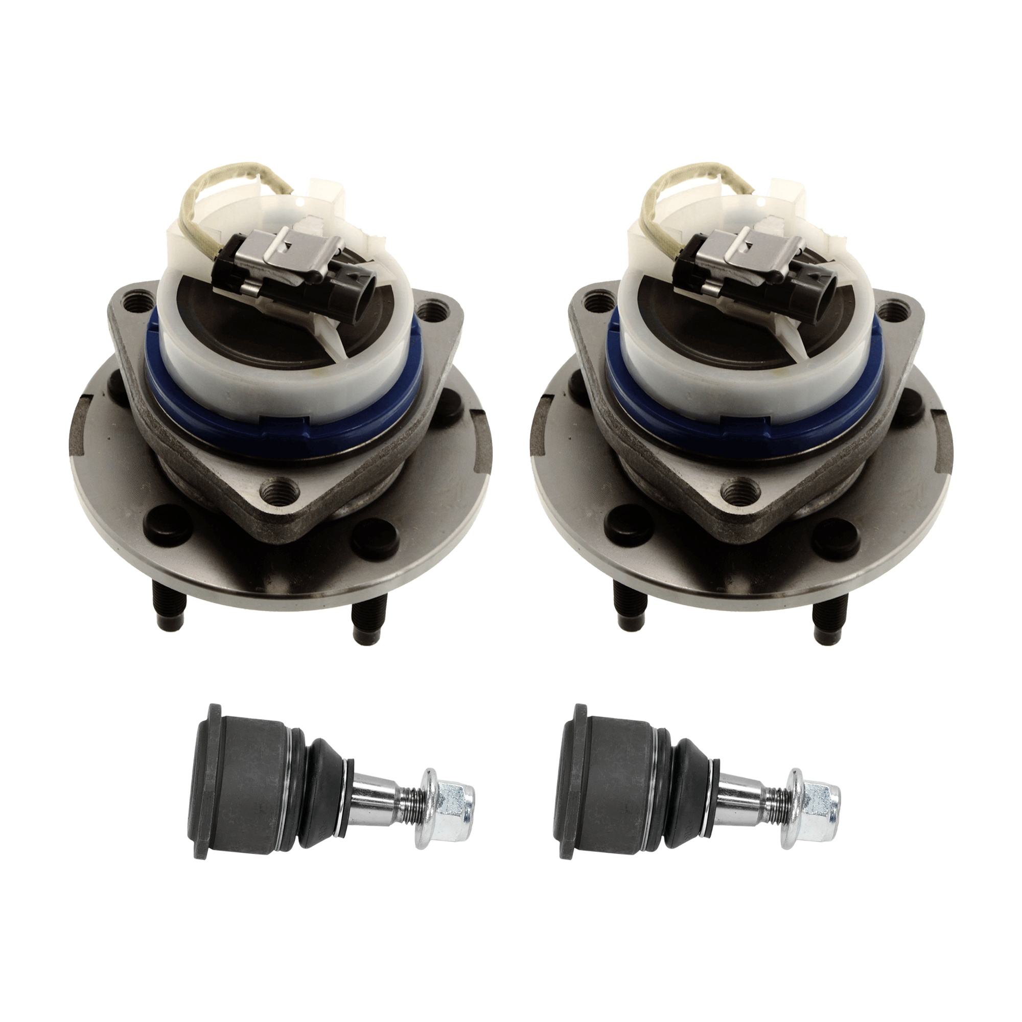 AM RENDEZVOUS 02-07 REAR HUB ASSEMBLY RH AND LH 4 pc kit 5 Studs 5 x 4.53 in. Bolt Pattern with Ball Joint SKU KIT 062724 C94