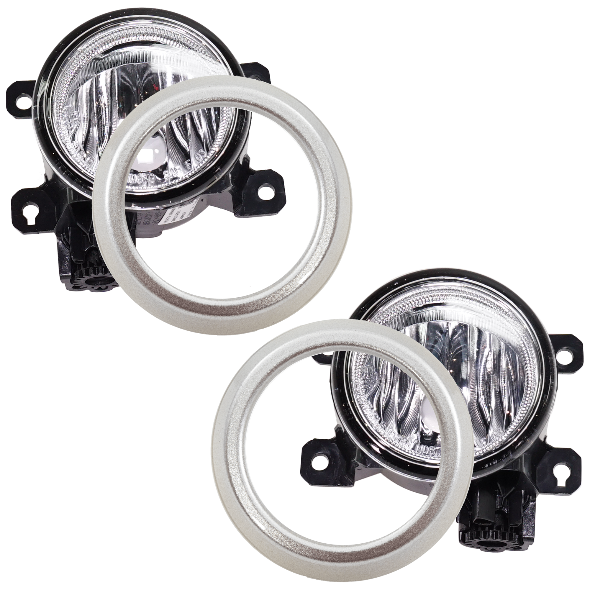AM ACCORD 13-15 FRONT FOG LAMP RH AND LH 4 pc Kit Lens and Housing Halogen with Fog Light Trim SKU KIT 062726-74 Partslink HO2592136 HO2593136 HO1039137 HO1038137 OEM 33900T6ZA01-33901TY0305-33950T