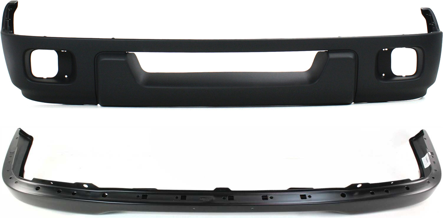 AM RANGER 04-05 FRONT BUMPER 2 pc kit with Lower Panel XL Model SKU KIT 062817-06 Partslink FO1002379 FO1095217 OEM 1L5Z17757HA 4L5Z17626BAB