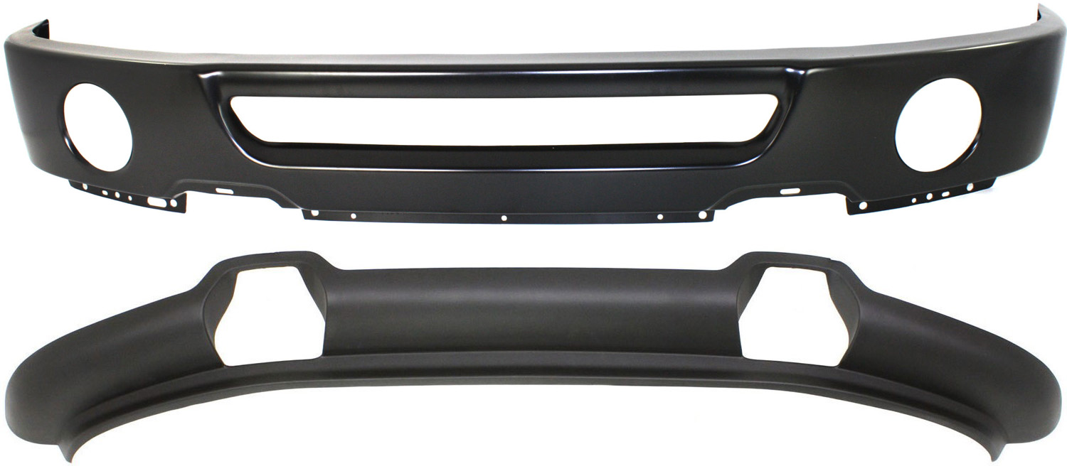 AM F 150-07-08 FRONT BUMPER Paint to Match 2 pc kit with Valance New Body Style 4WD Exc. Harley Davidson Edition SKU KIT 062817-41 Partslink FO1002401 FO1093108 OEM 6L3Z17757DAPTM 6L3Z17626BAA