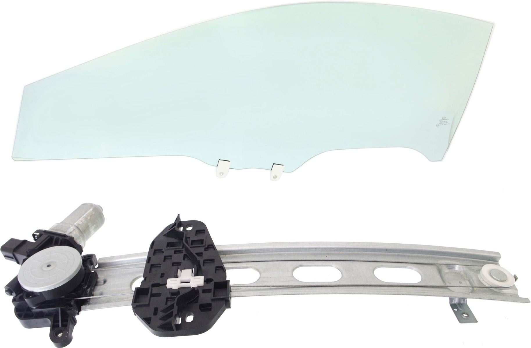 AM CIVIC 06-11 FRONT DOOR GLASS LH 2 pc Kit Coupe with Window Regulator SKU KIT 063017-60 Partslink HO1350152 OEM 73350SVAA00 FD22689GTYN 72250S