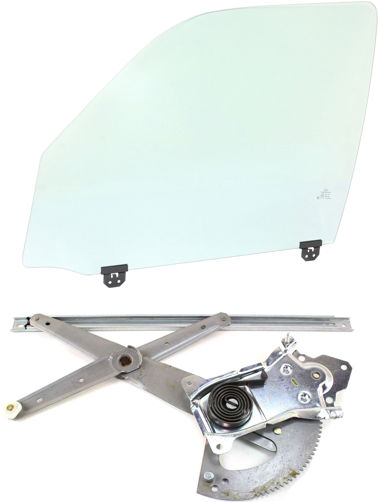 AM EXPLORER SPORT TRAC 03-05 FRONT DOOR GLASS LH 2 pc Kit with Window Regulator SKU KIT 070117-31 Partslink FO1350115 OEM 4L2Z3521411AA DD10383GTYN 3L2Z