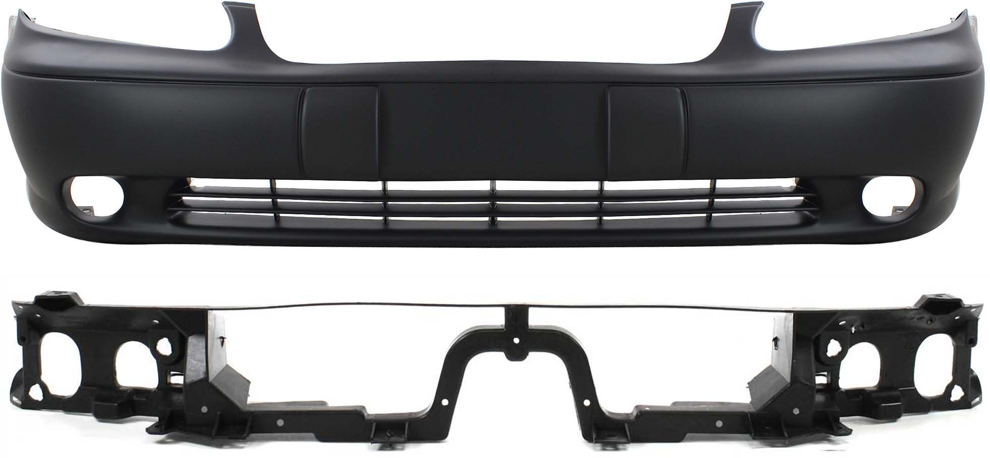 AM CLASSIC 04-05 MALIBU 97-03 FRONT BUMPER COVER Primed 2 pc Kit Base LS Models with Header Panel SKU KIT 070217-65 Partslink GM1000540 GM1221113 OEM 12463112-22609040