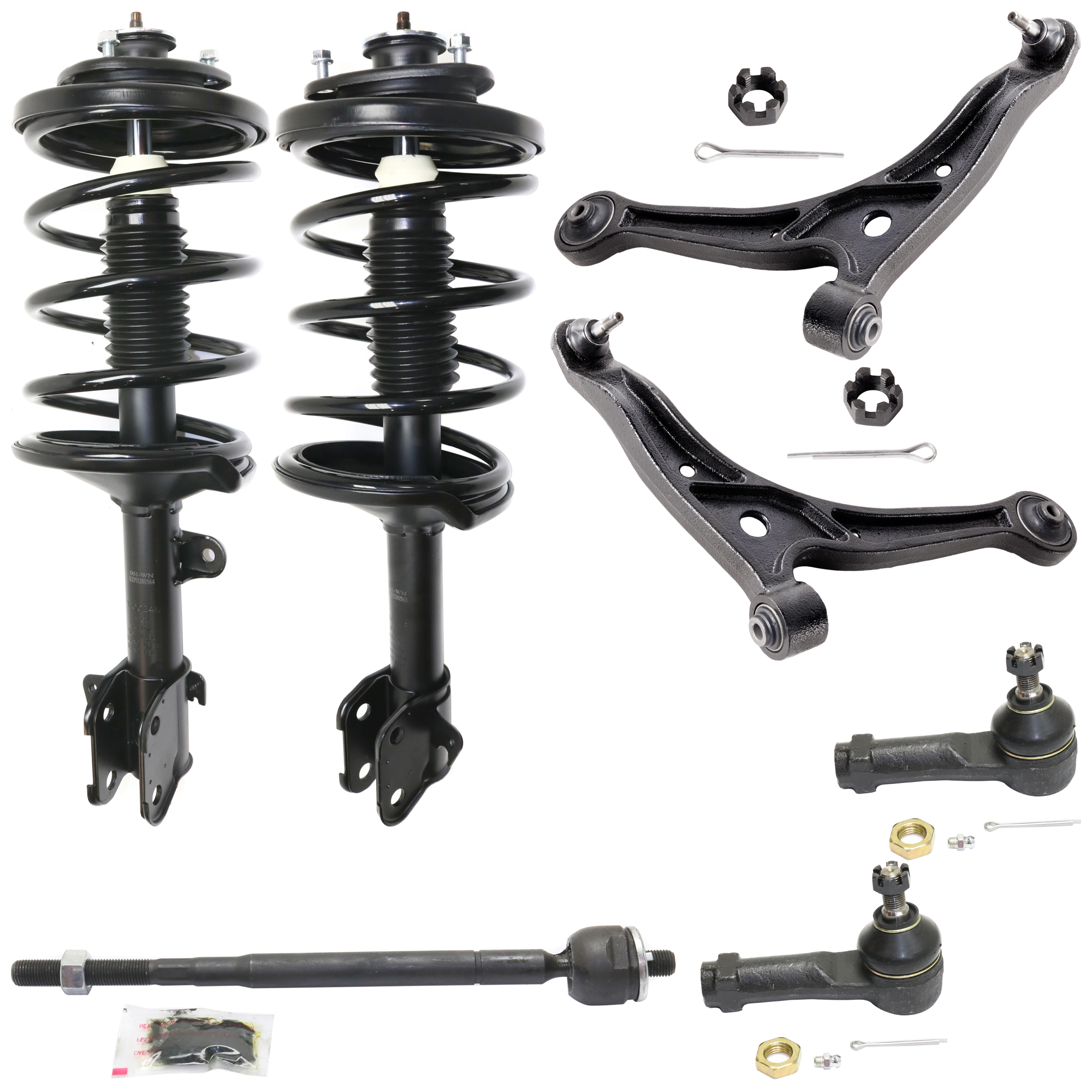 AM Shock Absorber and Strut Assembly SKU KIT 070224 C172 OEM 51605S0XA05-51606S0XA05-51360S