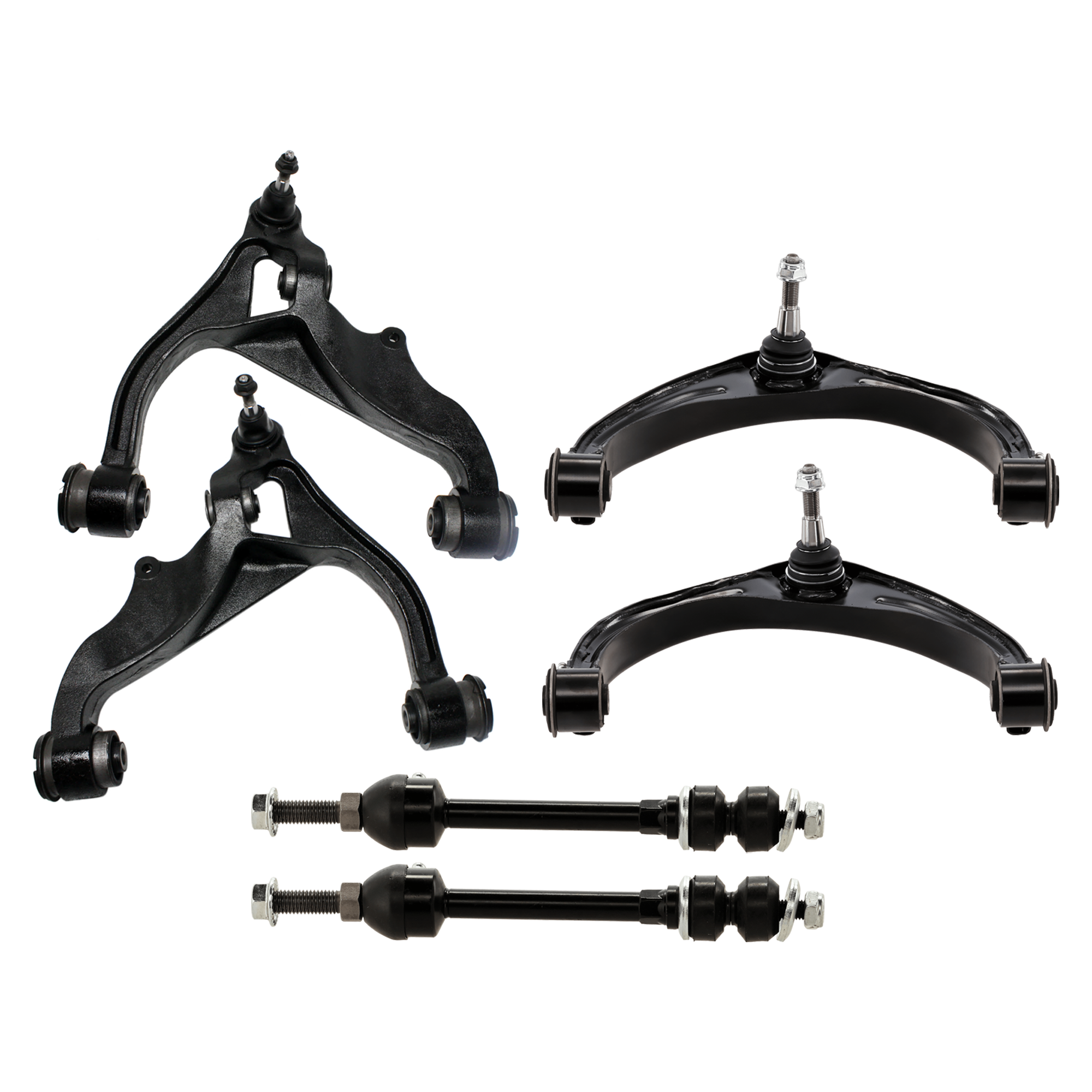 AM RAM FULL SIZE PICKUP 09-19 FRONT CONTROL ARM LH Lower 6 pc kit w Ball Joint and Bushings 5 Lug Wheels SKU KIT 070224 C192 OEM 55366438AE 55366438AG 55366438