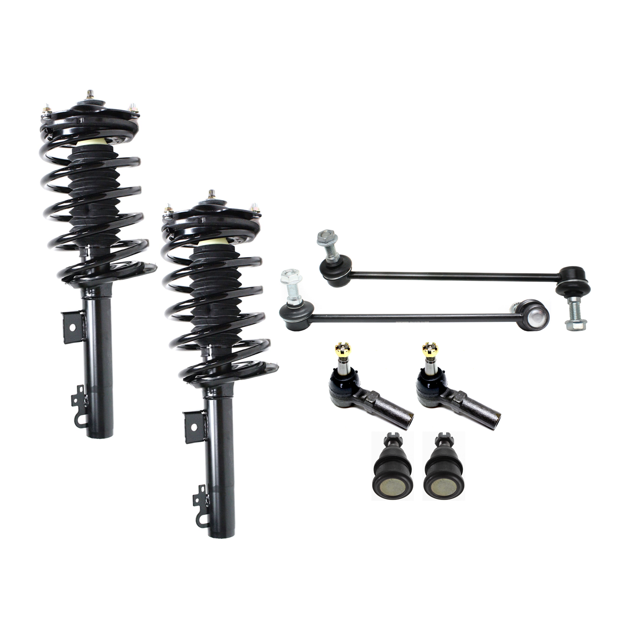 AM Shock Absorber and Strut Assembly SKU KIT 070224 C224 OEM 3F1Z18125DA 3F1Z18124CB 104217