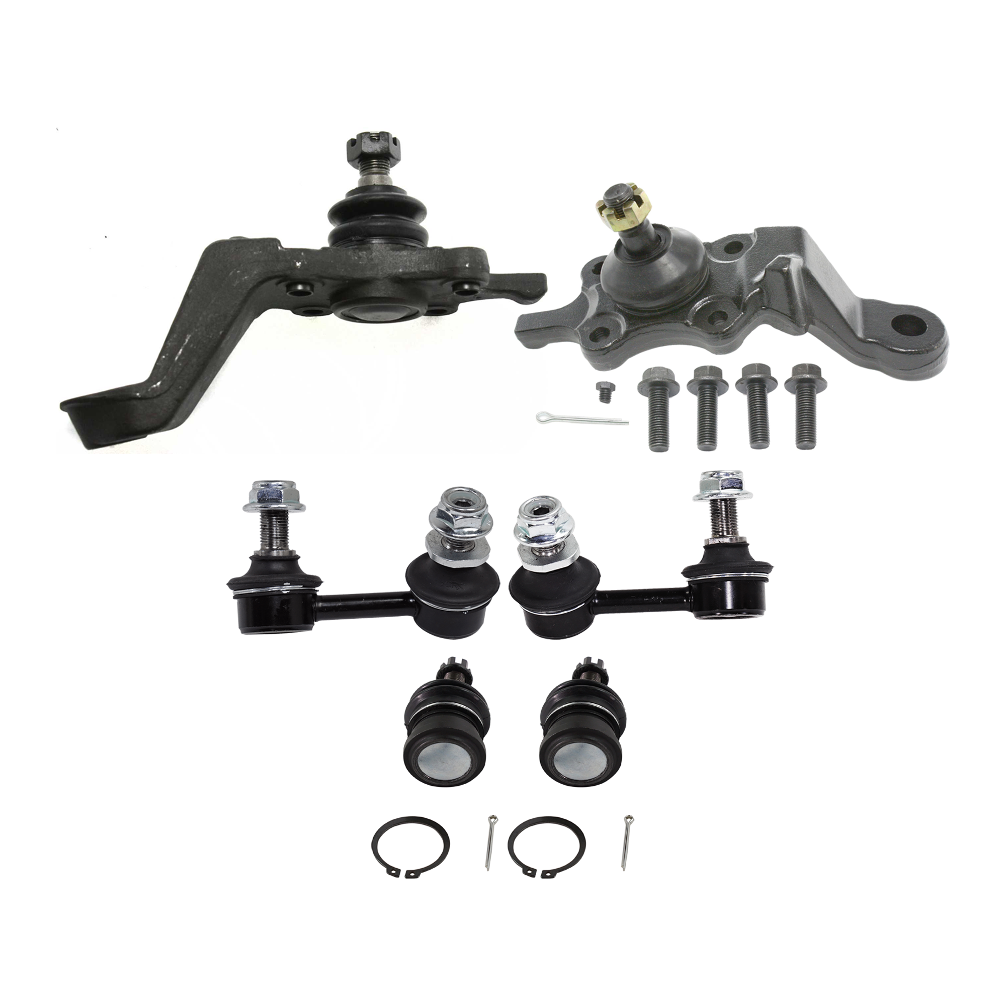 AM TACOMA 01-04 RSX 02-04 FRONT BALL JOINT RH 6 pc Kit SKU KIT 070224 C302 OEM 104279-1014817-2601565-5001116