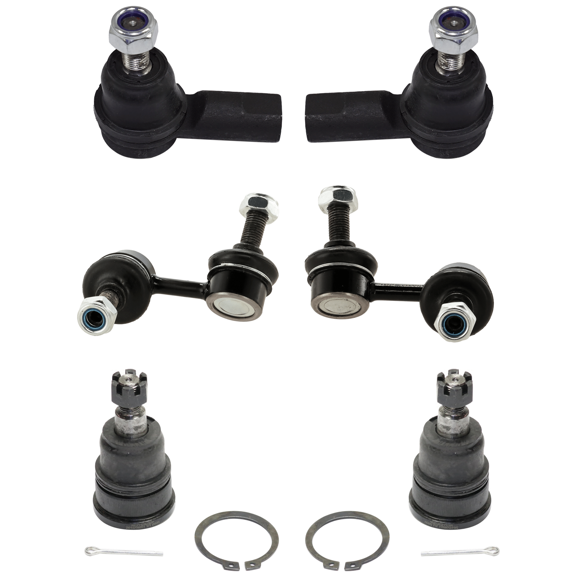 AM RSX 02-04 COLORADO 06-12 FRONT BALL JOINT RH 6 pc Kit SKU KIT 070224 C314 OEM 5051410-45D2399 FA2354 MK90493
