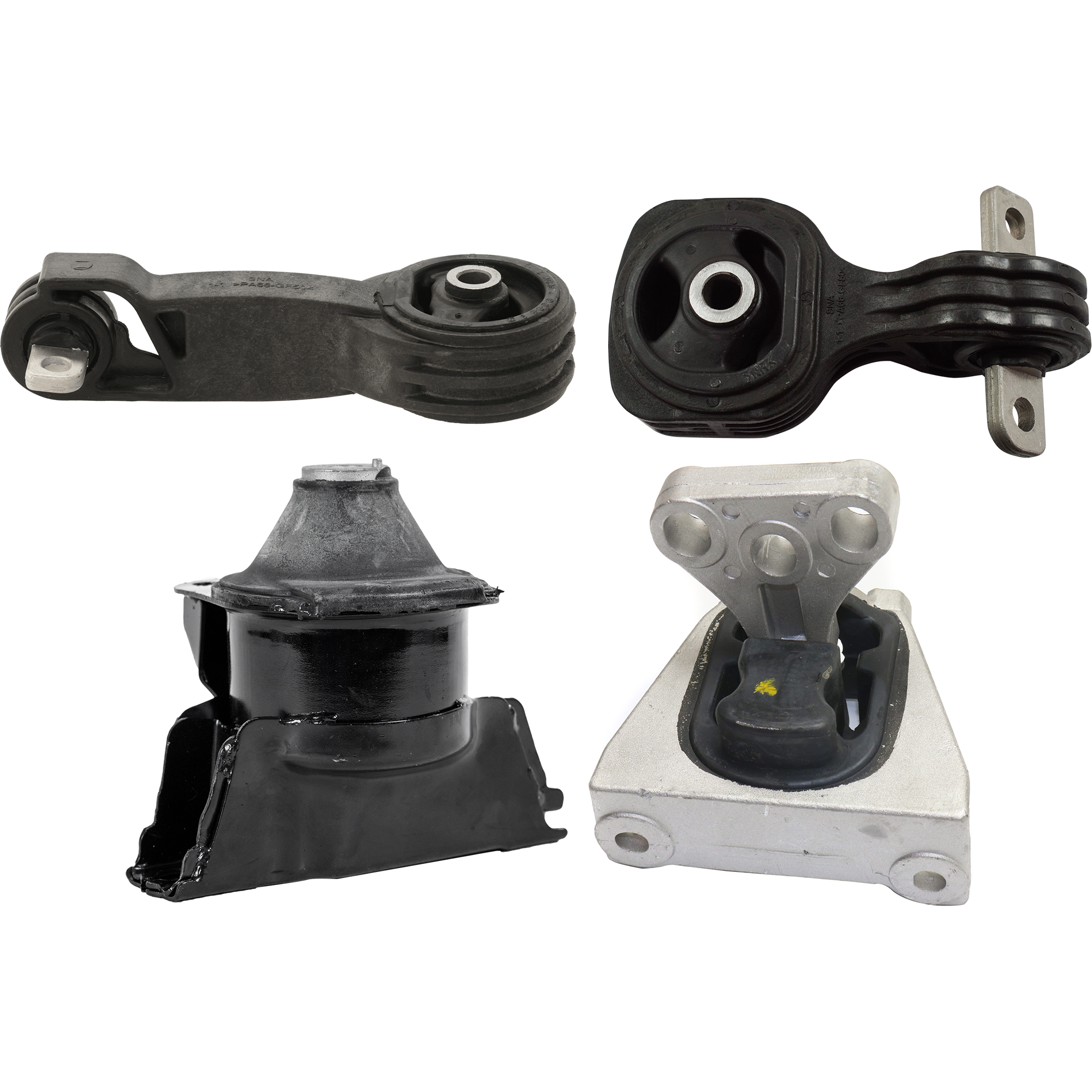 AM CIVIC 06-11 MOTOR MOUNT 4 Cyl. 1.8L w o Top Bracket 4 pc kit SKU KIT 070224 C350 OEM 50880SNAA81