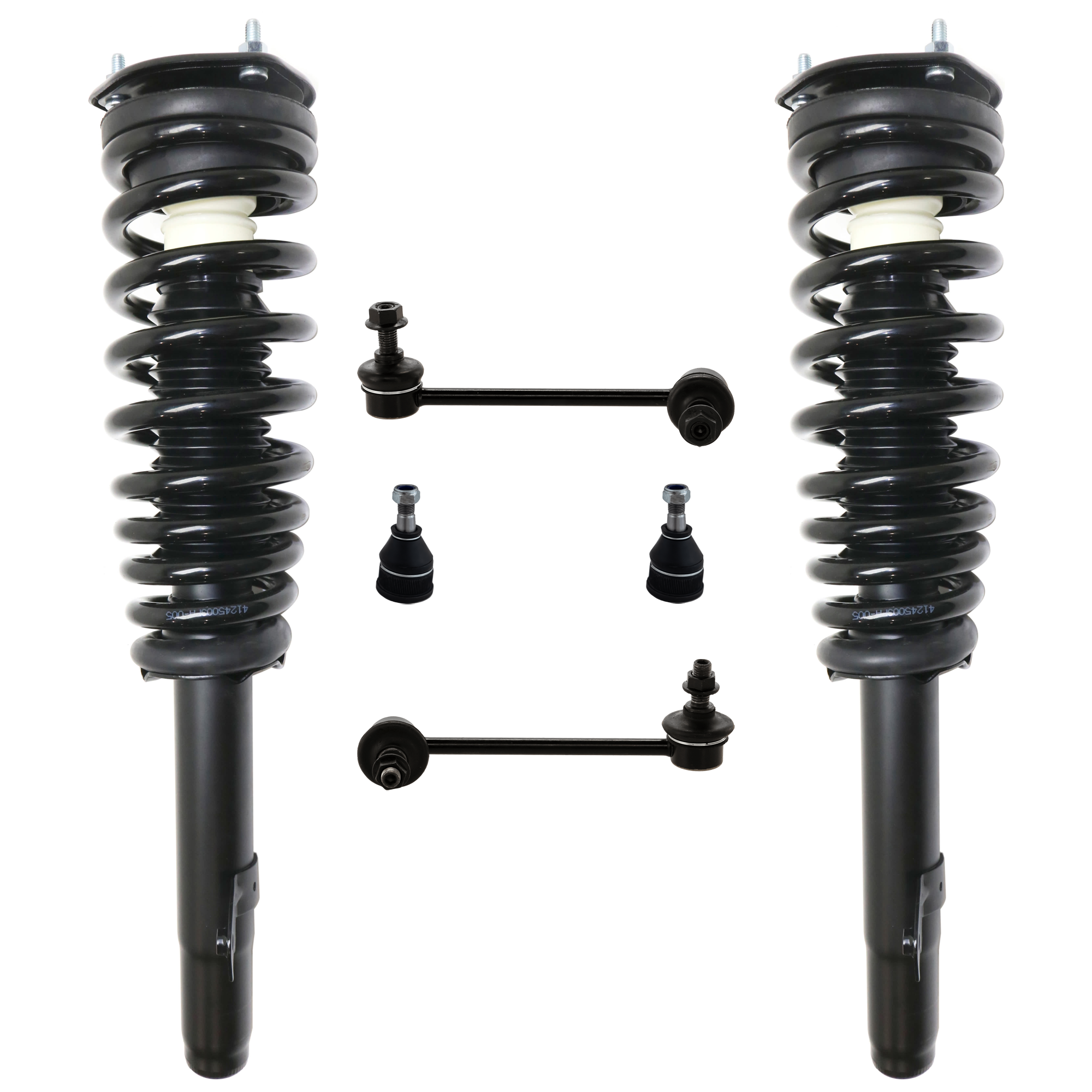 AM MILAN MKZ 07-09 FUSION 07-10 SHOCK CONVERSION KIT 6 pc kit with Ball Joints and Sway Bar Links SKU KIT 070224 C362 OEM 2701634932-8H6Z18124A ASTL57