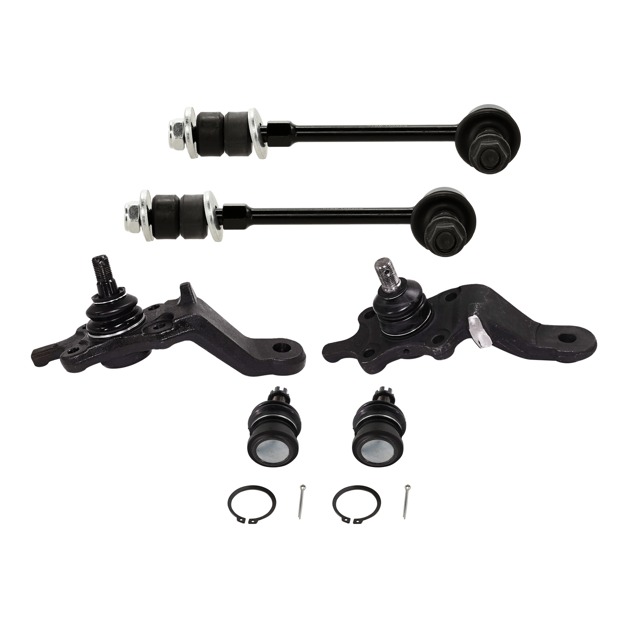 AM 4RUNNER 96-02 TUNDRA 00-02 FRONT BALL JOINT RH 6 pc Kit SKU KIT 070224 C373 OEM 104279-1014817-2601565-5001