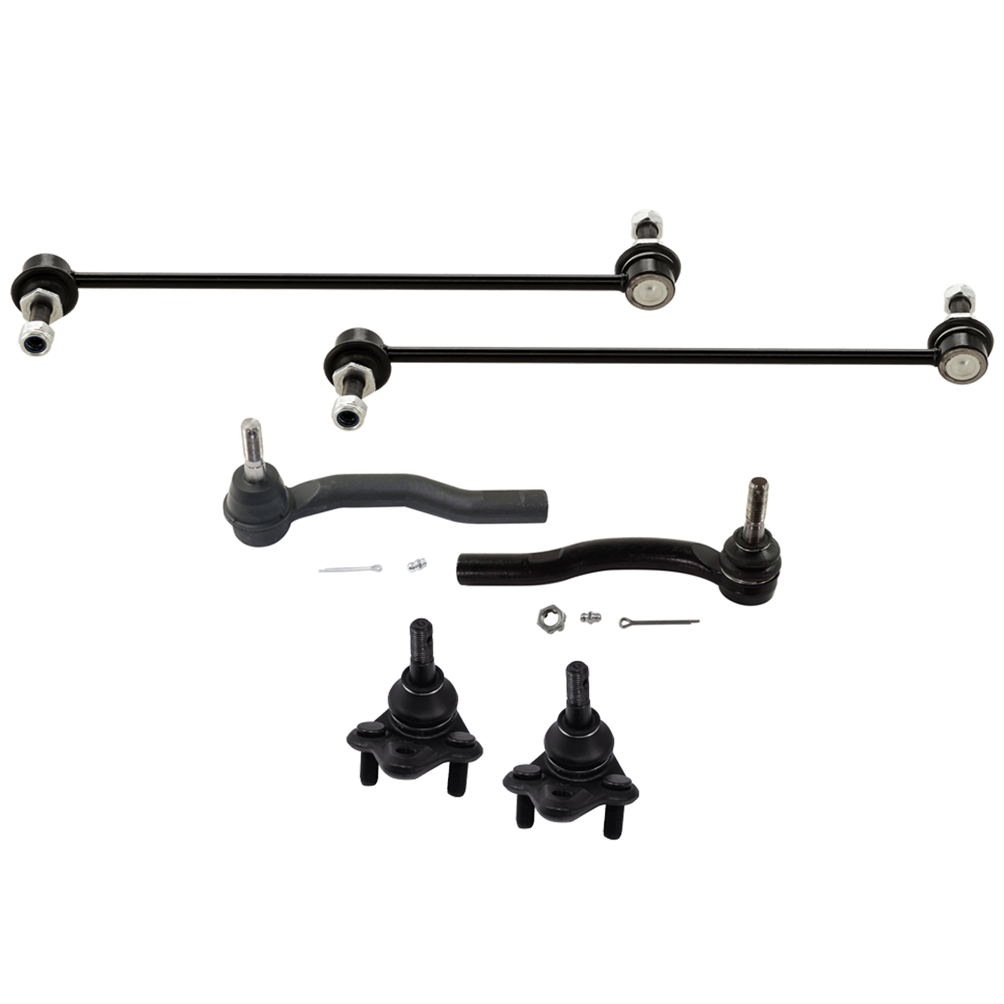 AM CT200H 11-17 PRIUS 10-15 FRONT BALL JOINT RH 6 pc Kit SKU KIT 070224 C394 OEM 4333049185-1015228-2651854-545