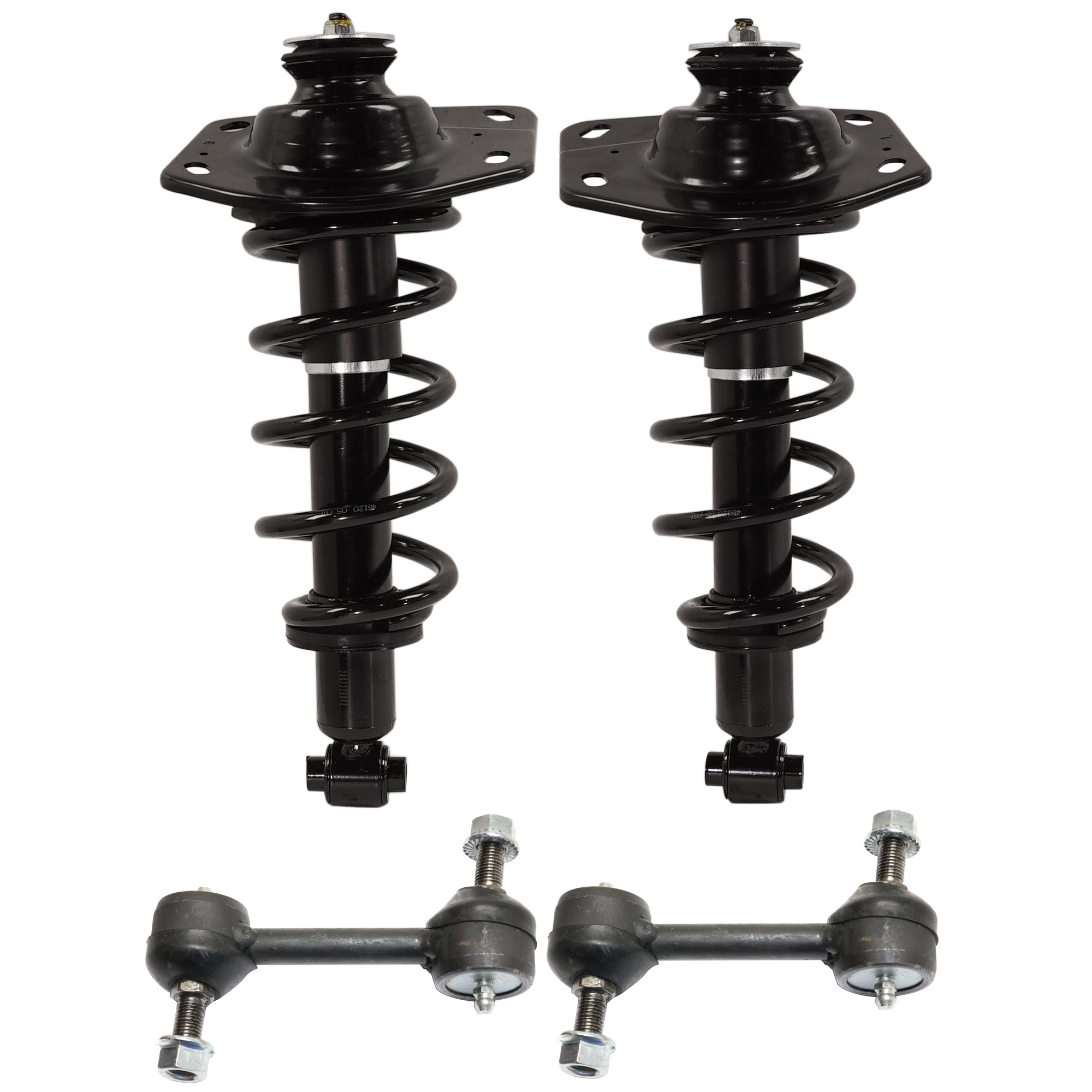 AM CAMARO 11-13 REAR FULLY LOADED STRUT RH AND LH 4 pc Kit with Sway Bar Link SKU KIT 070224 C407 OEM 22737724-78A15204-714114R 8100