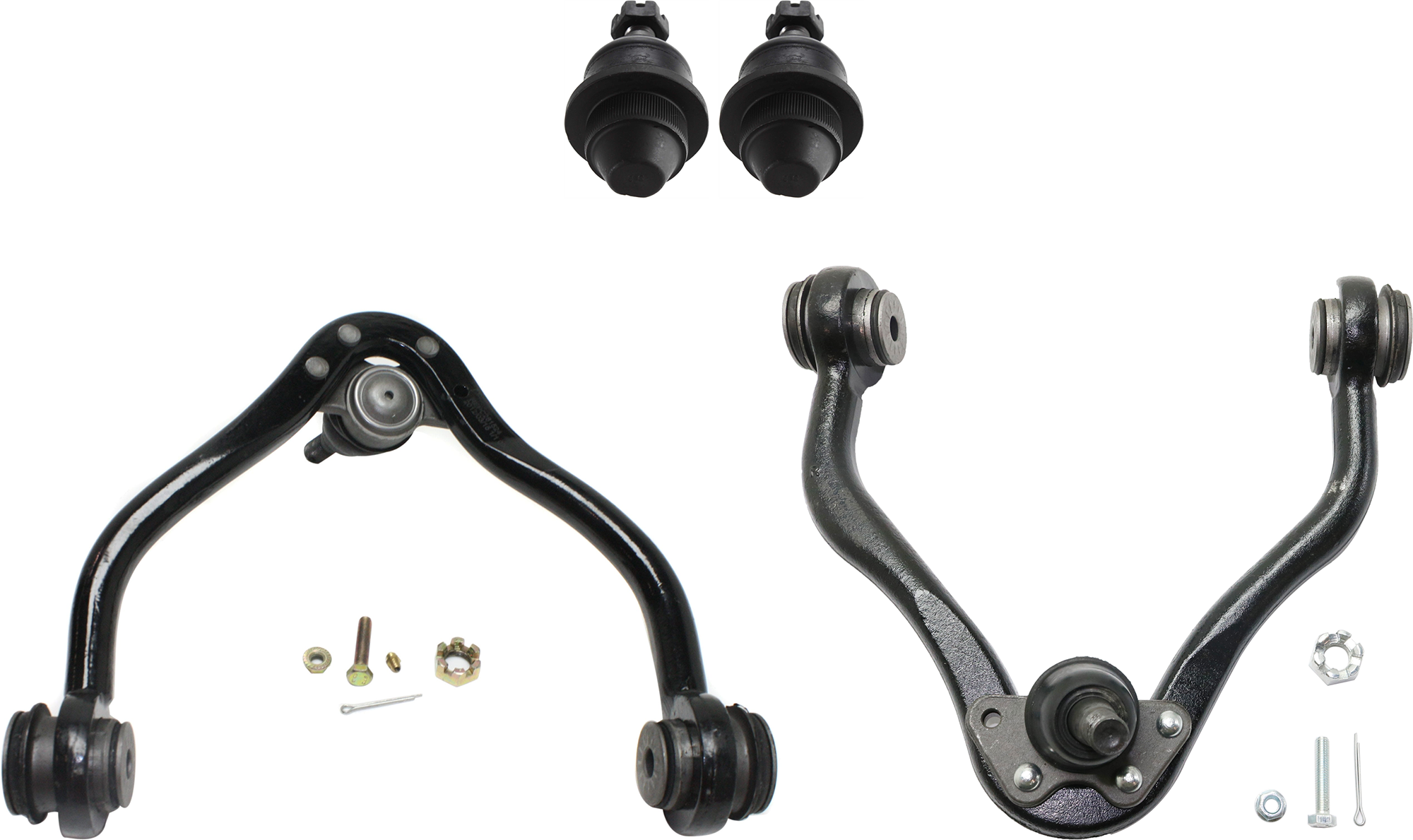 AM C K FULLSIZE PICKUP 95-00 FRONT CONTROL ARM RH AND LH Upper 4 pc kit with Ball Joint and Bushing SKU KIT 070224 C433 OEM 12543999-12544000-104221-28602