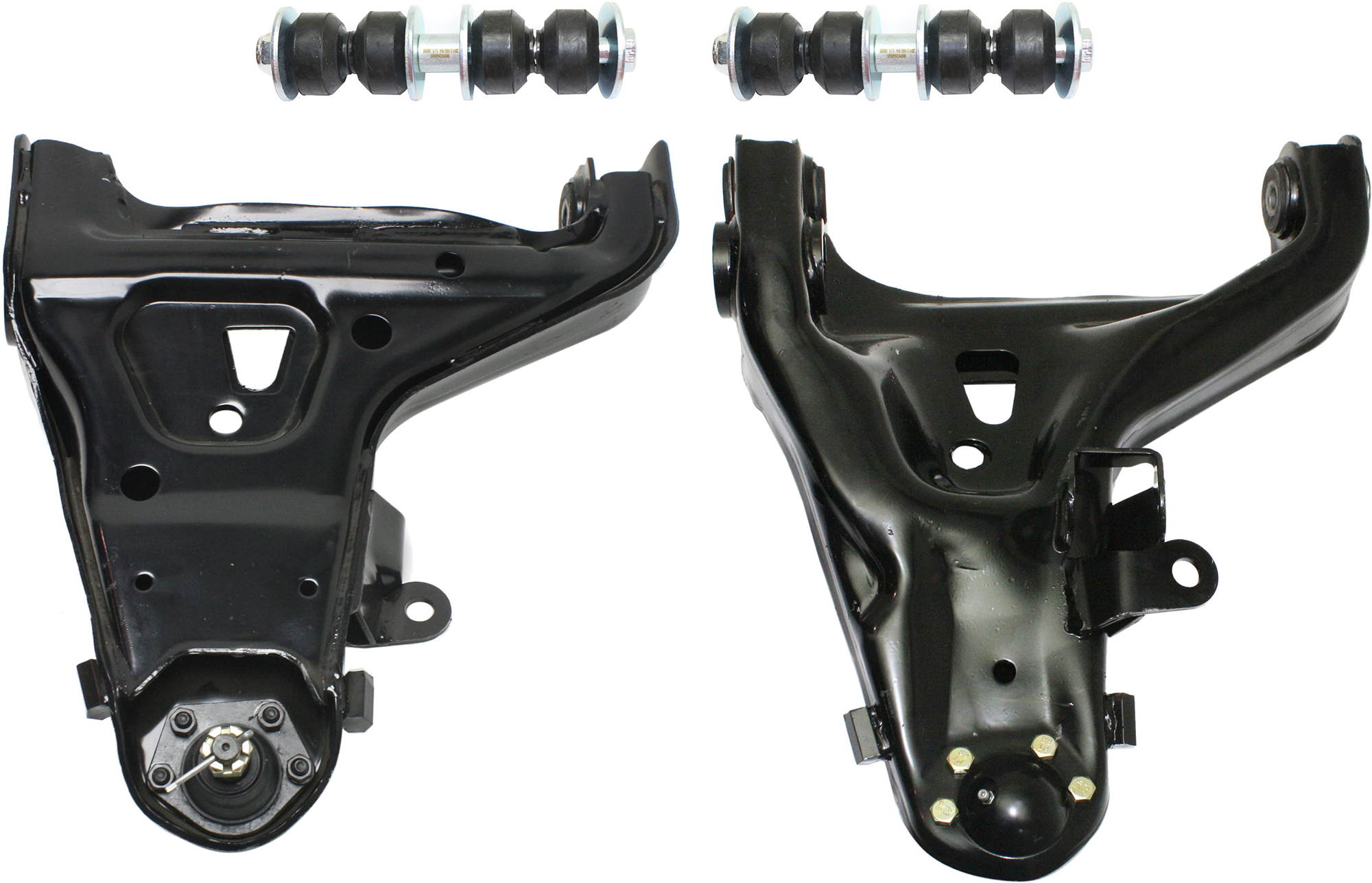 AM BLAZER JIMMY SONOMA 95-00 FRONT CONTROL ARM RH AND LH Lower 4 pc kit with Ball Joint and Sway Bar Link SKU KIT 070224 C434 OEM 15018807-15777767-15018808-157
