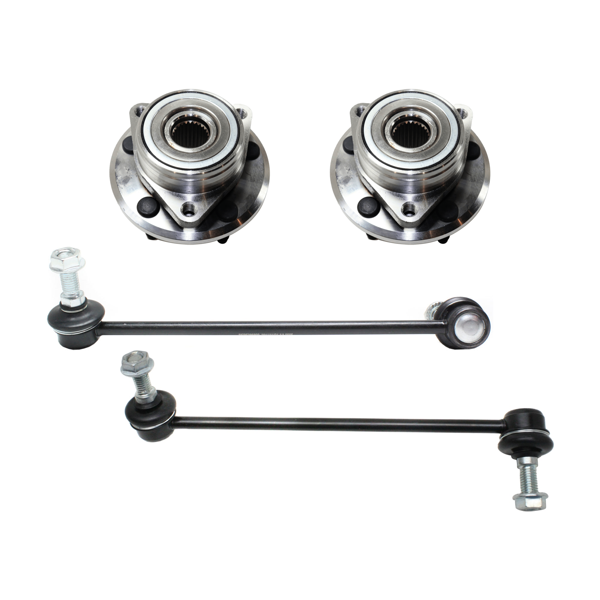 AM SABLE 96-05 FRONT HUB ASSEMBLY RH=LH 4 pc kit with Sway Bar Link SKU KIT 070224 C474 OEM 3F1Z1104BA 681003-2651609-2