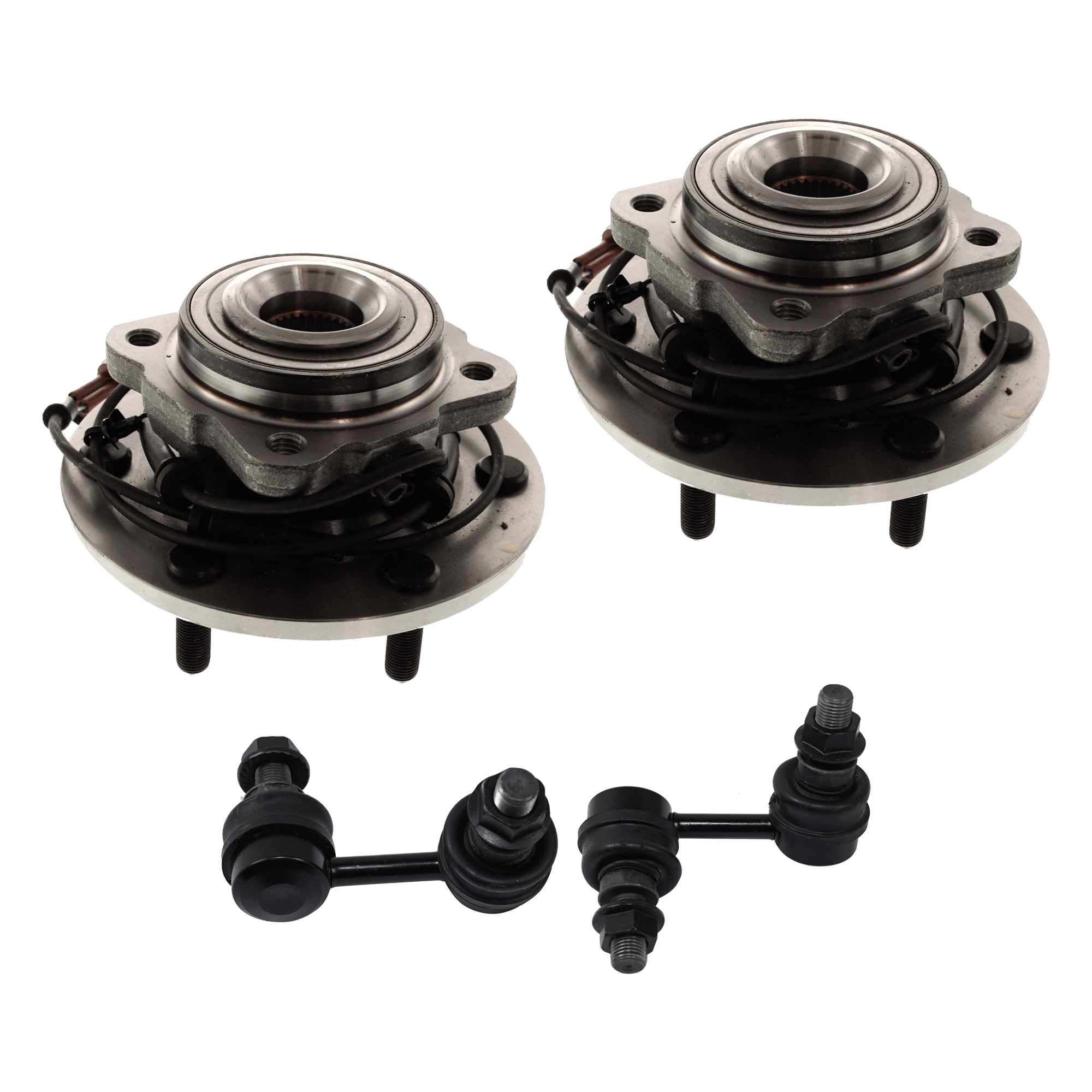 AM PATHFINDER ARMADA 04-04 REAR HUB ASSEMBLY RH=LH 4 pc kit with Sway Bar Link SKU KIT 070224 C488 OEM 432027S000-1017049-2651842-545