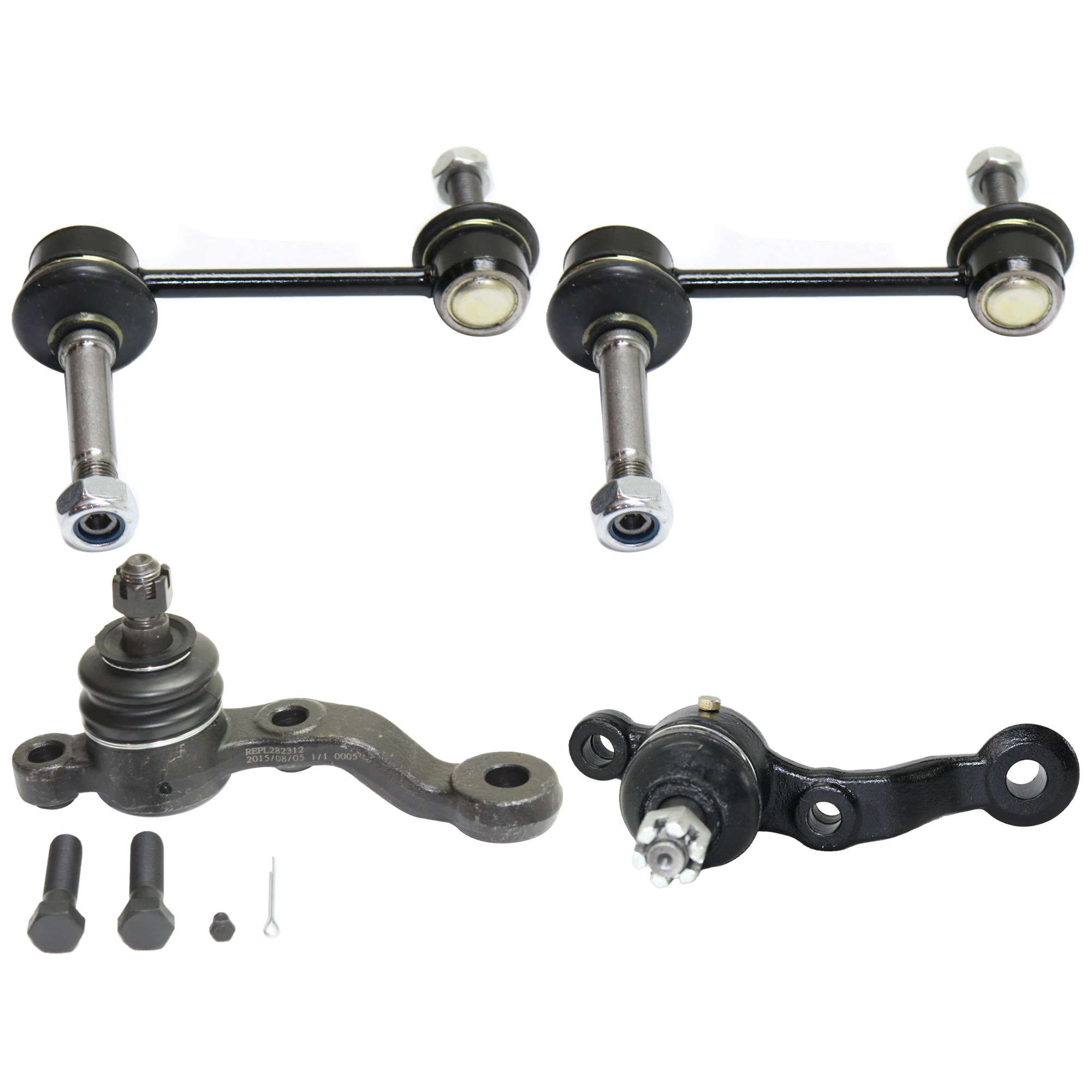 AM IS300-01-05 PRIUS 01-03 FRONT BALL JOINT RH 4 pc Kit SKU KIT 070224 C496 OEM 1015434-2601725-5051418-104500