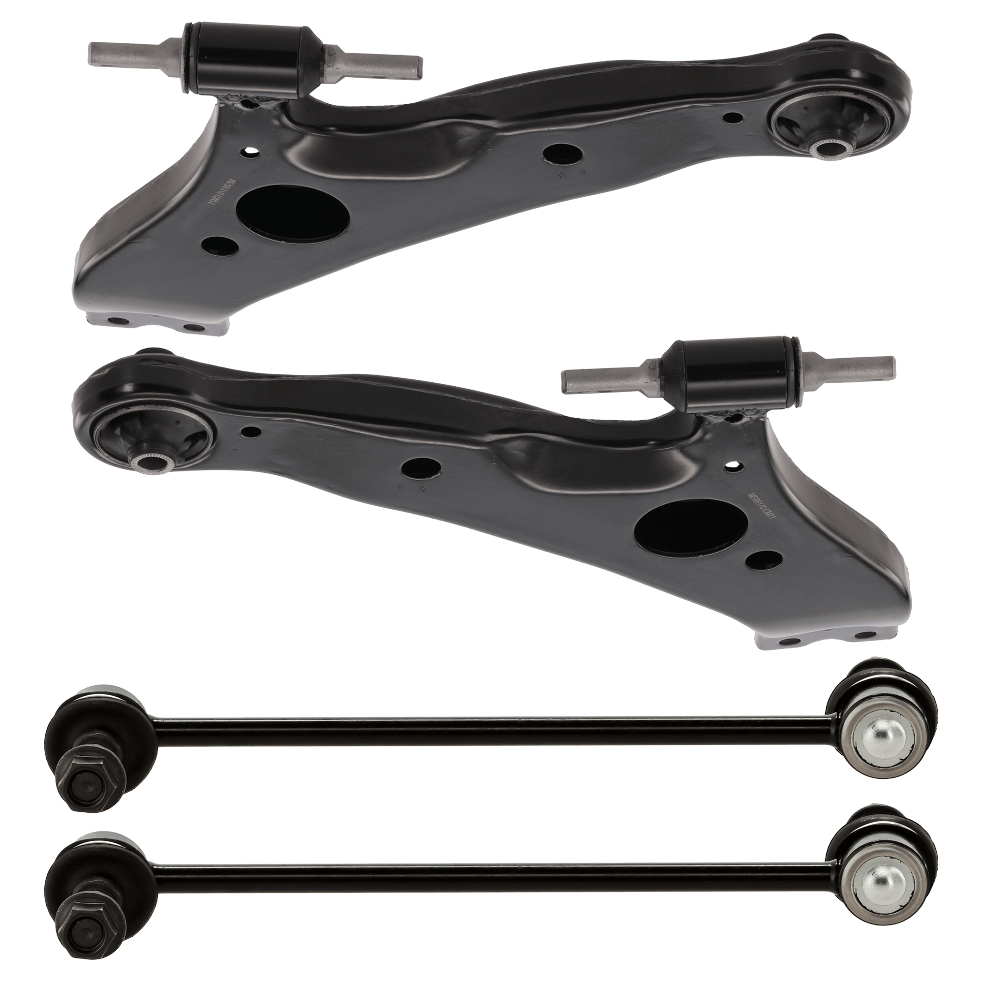 AM SIENNA 04-10 FRONT CONTROL ARM RH AND LH Lower 4 pc Kit with Sway Bar Link SKU KIT 070224 C528 OEM 4806808021-4806908021-1015216