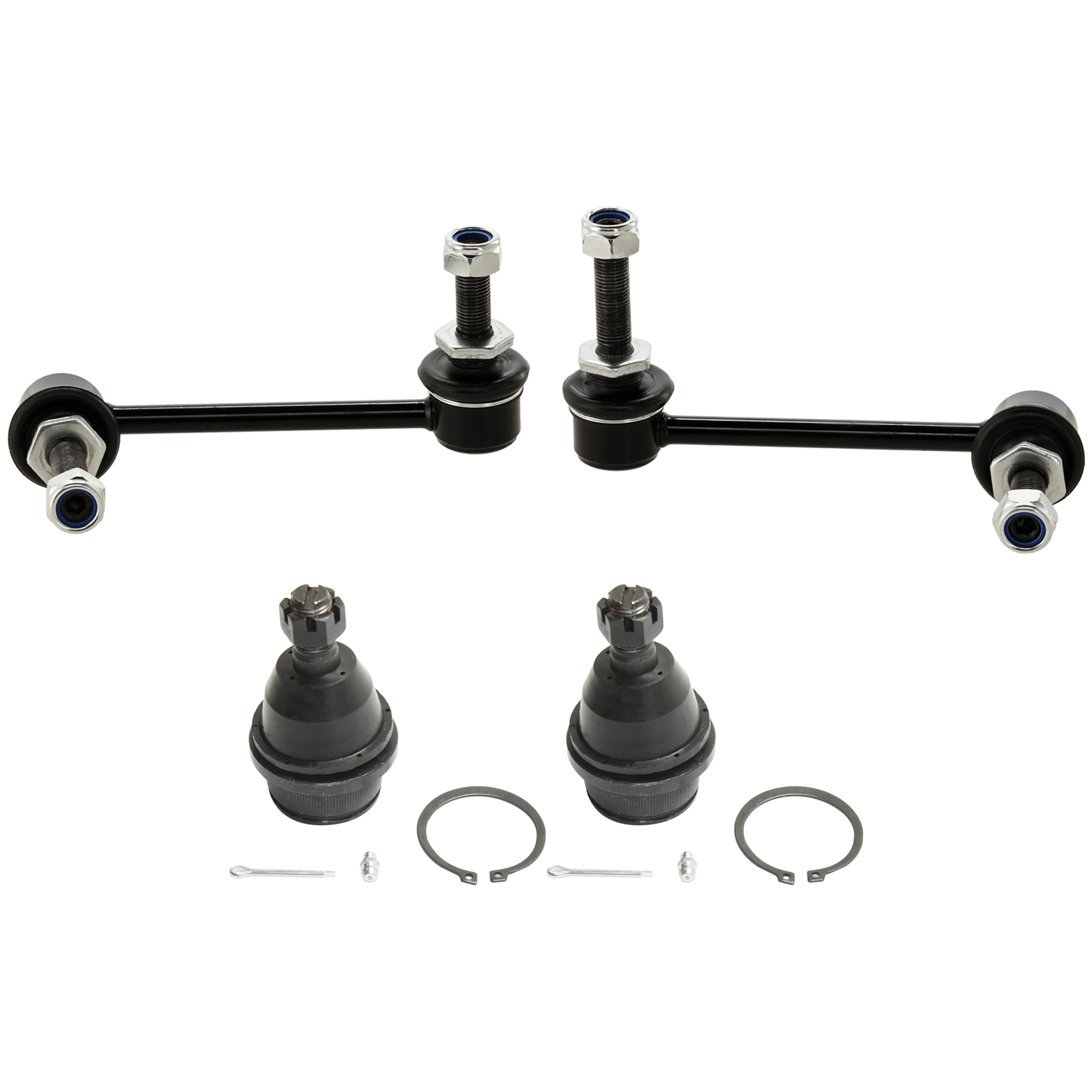 AM GX470-4RUNNER 03-09 FRONT BALL JOINT RH 4 pc Kit SKU KIT 070224 C534 OEM 2601746-5051435-104500017-4806