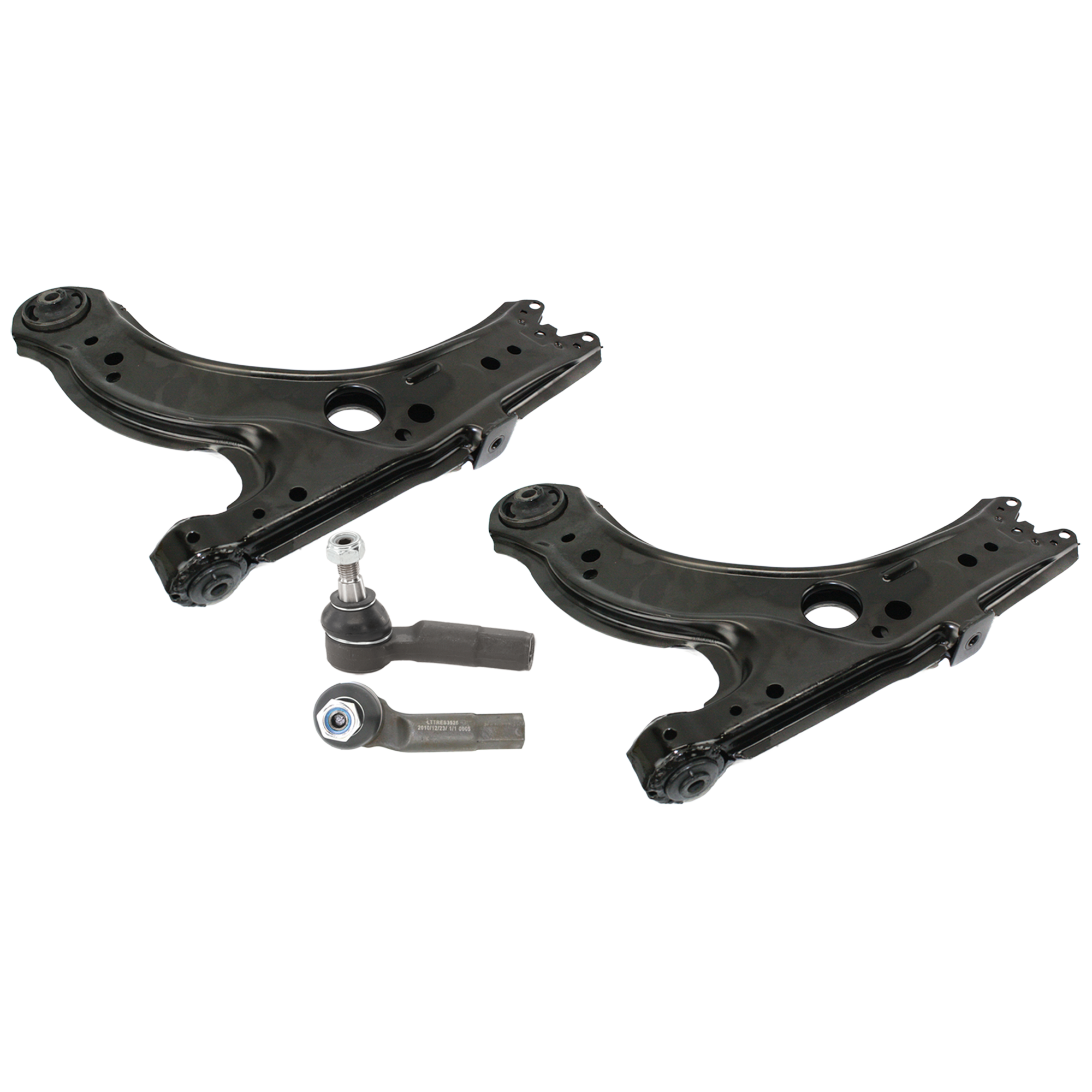 AM JETTA 05-06 FRONT CONTROL ARM RH AND LH Lower 4 pc Kit with Tie Rod End SKU KIT 070224 C538 OEM 1J0407151B 1J0407151C 1014913