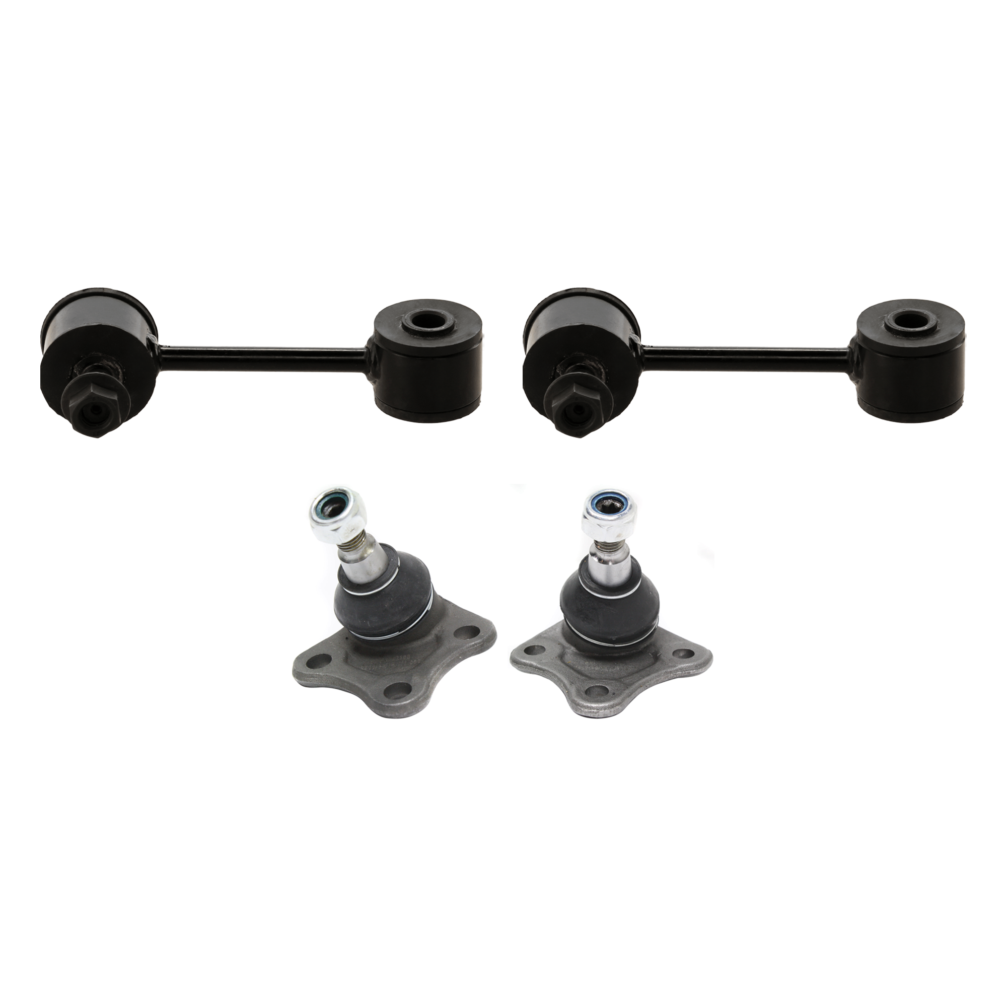 AM GOLF 99-02 SWAY BAR LINK 4 pc Kit with Ball Joint SKU KIT 070224 C540 OEM 1J0411315G 1014784-2601568-505
