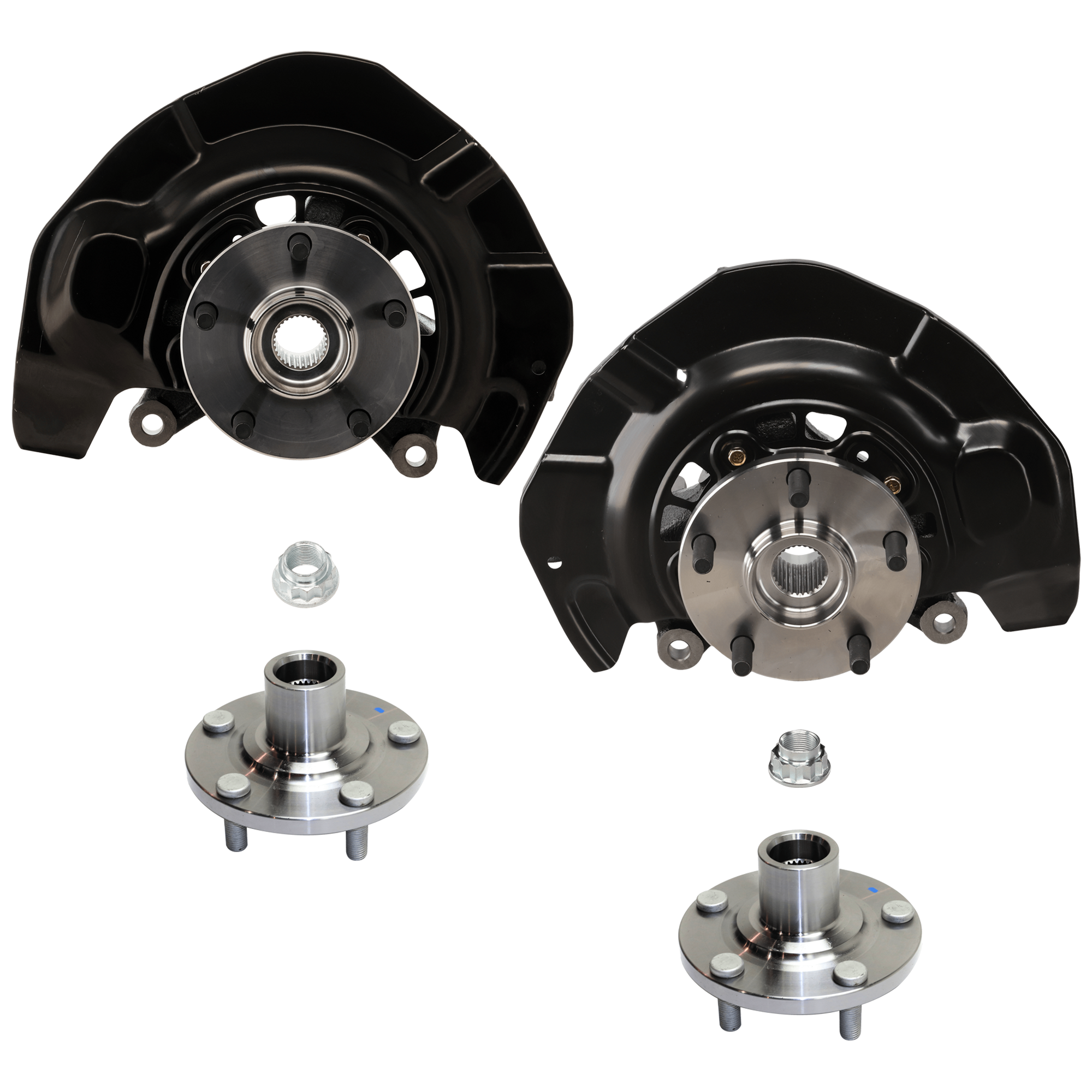 AM RX330-04-06 RX350-07-09 FRONT KNUCKLE RH AND LH 4 pc Kit Steering with Wheel Hub SKU KIT 070224 C567 OEM 9691700-4321208020-9008036193