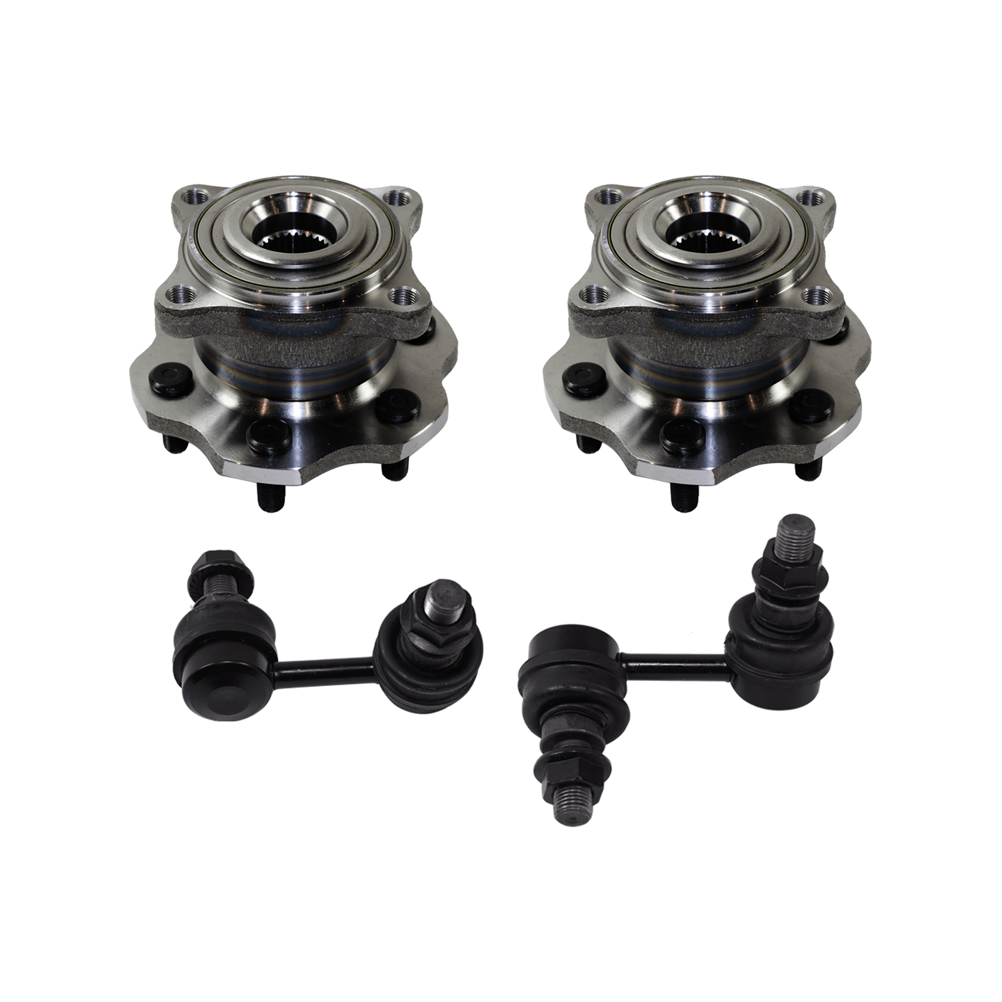 AM PATHFINDER 05-12 REAR HUB ASSEMBLY RH=LH 4 pc kit with Sway Bar Link SKU KIT 070224 C581 OEM 432024X00A 1017049-2651842-545