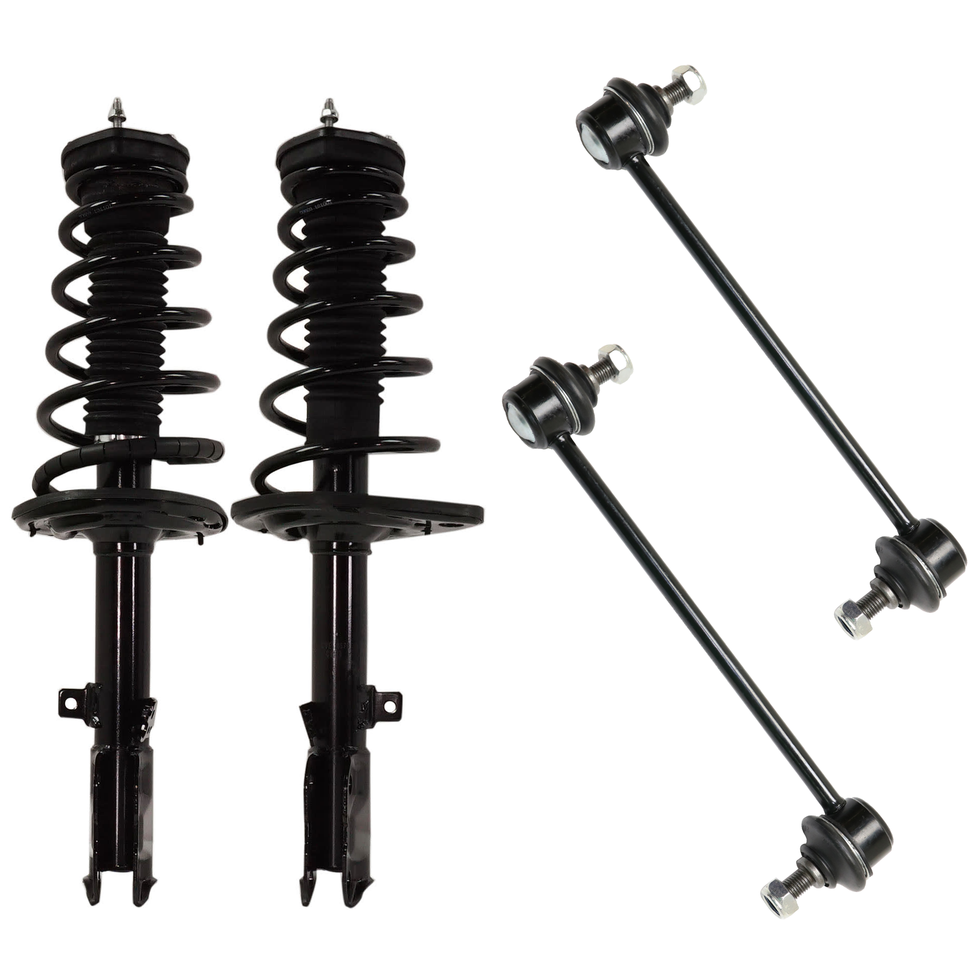 AM CAMRY 12-17 REAR FULLY LOADED STRUT RH AND LH 4 pc Kit with Sway Bar Link SKU KIT 070224 C592 OEM 15025-4854009C30 SR4266 LS5494