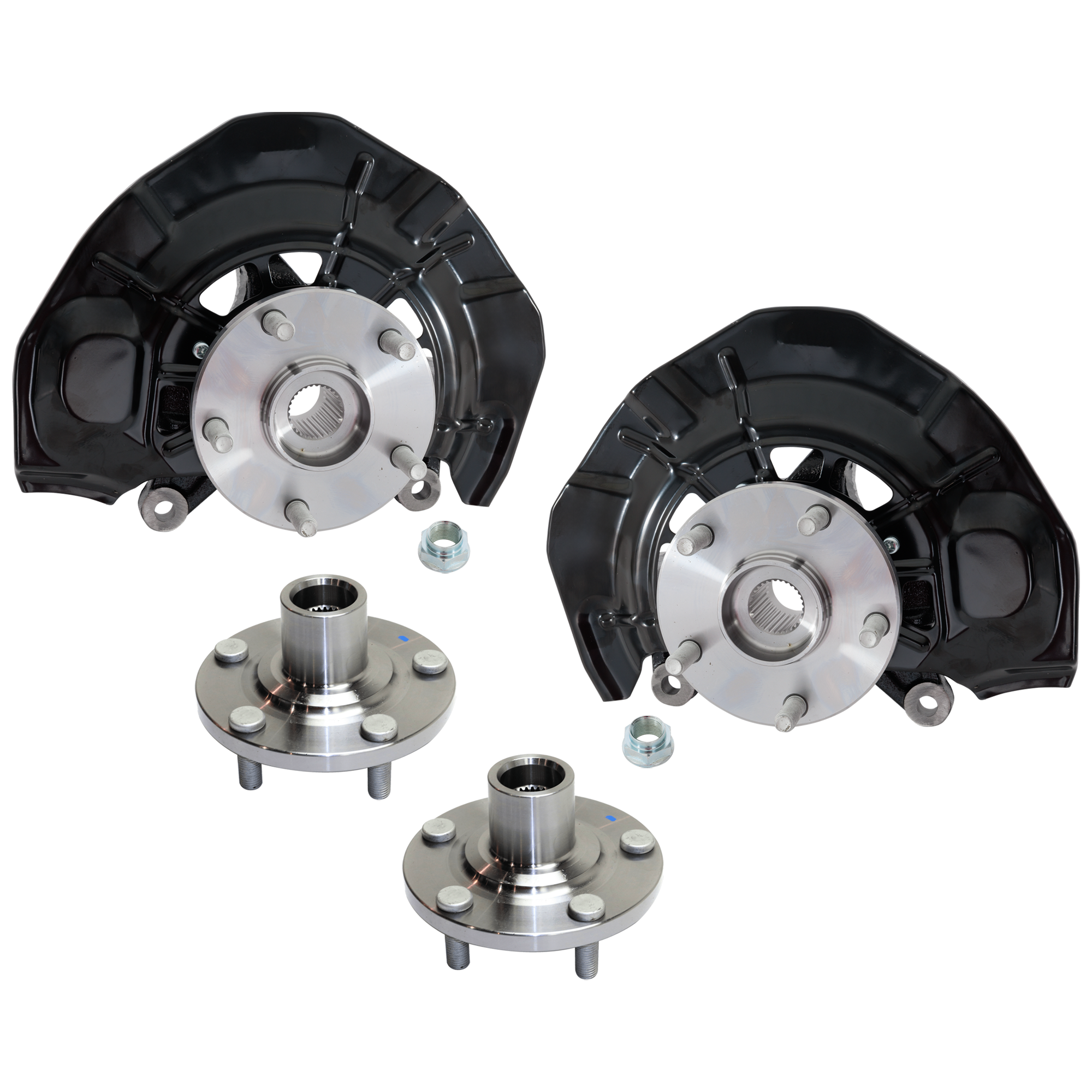 AM ES350-07-12 CAMRY 07-17 FRONT KNUCKLE RH AND LH 4 pc Kit Loaded with Wheel Hub SKU KIT 070224 C596 OEM 4350228100-4778106110-90080361